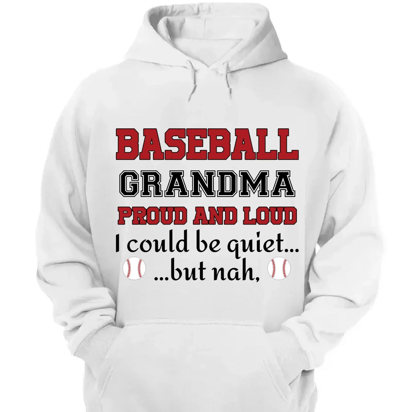 Grandma Proud And Loud - Personalized Custom T Shirt - Birthday, Loving, Funny Gift for Grandma/Nana/Mimi, Mom, Wife, Grandparent Ezcustomize