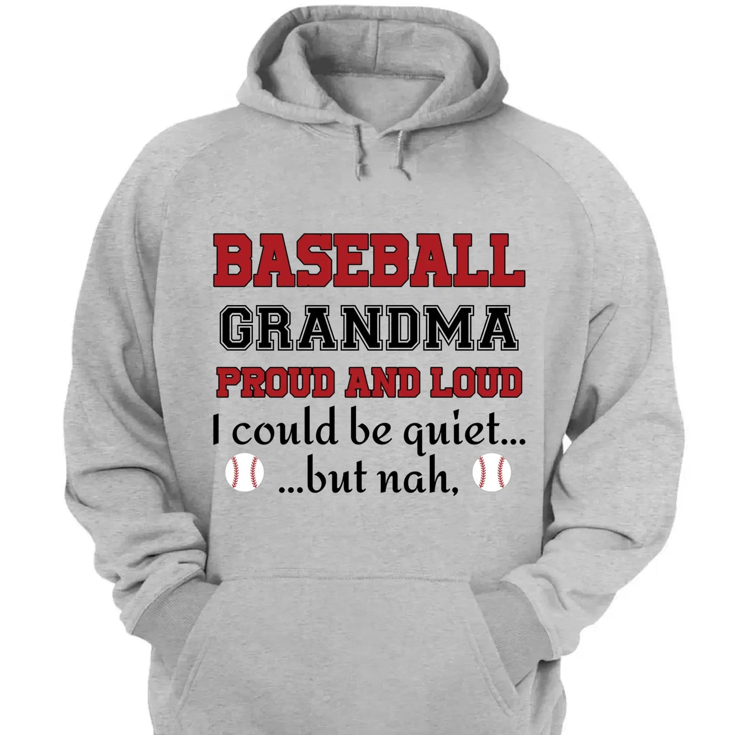Grandma Proud And Loud - Personalized Custom T Shirt - Birthday, Loving, Funny Gift for Grandma/Nana/Mimi, Mom, Wife, Grandparent Ezcustomize