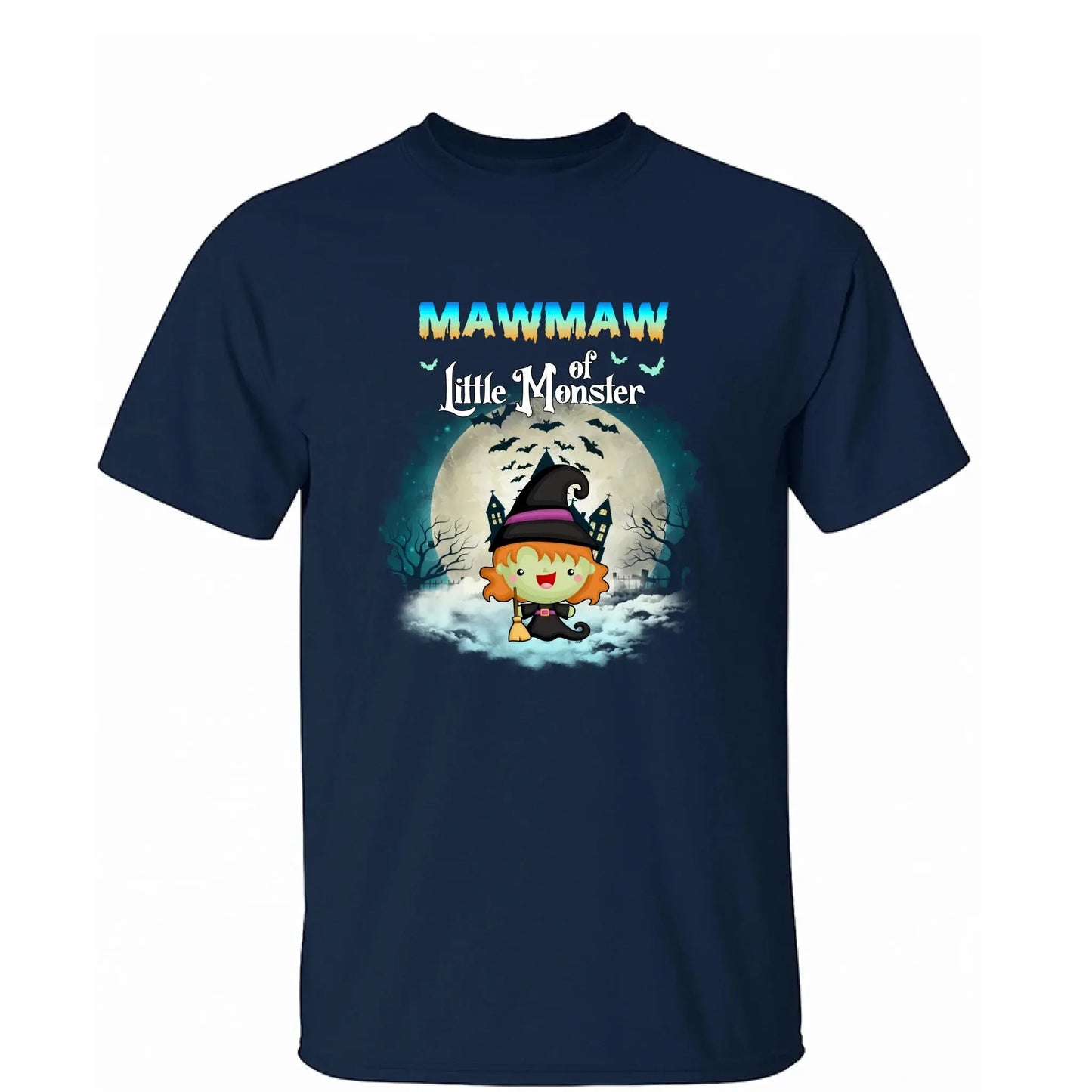 Grandma of Little Monsters – Personalized Halloween Shirt, Hoodie, or Sweatshirt – Funny Spooky Gift for Nana, Mimi, or Grandma Ezcustomize