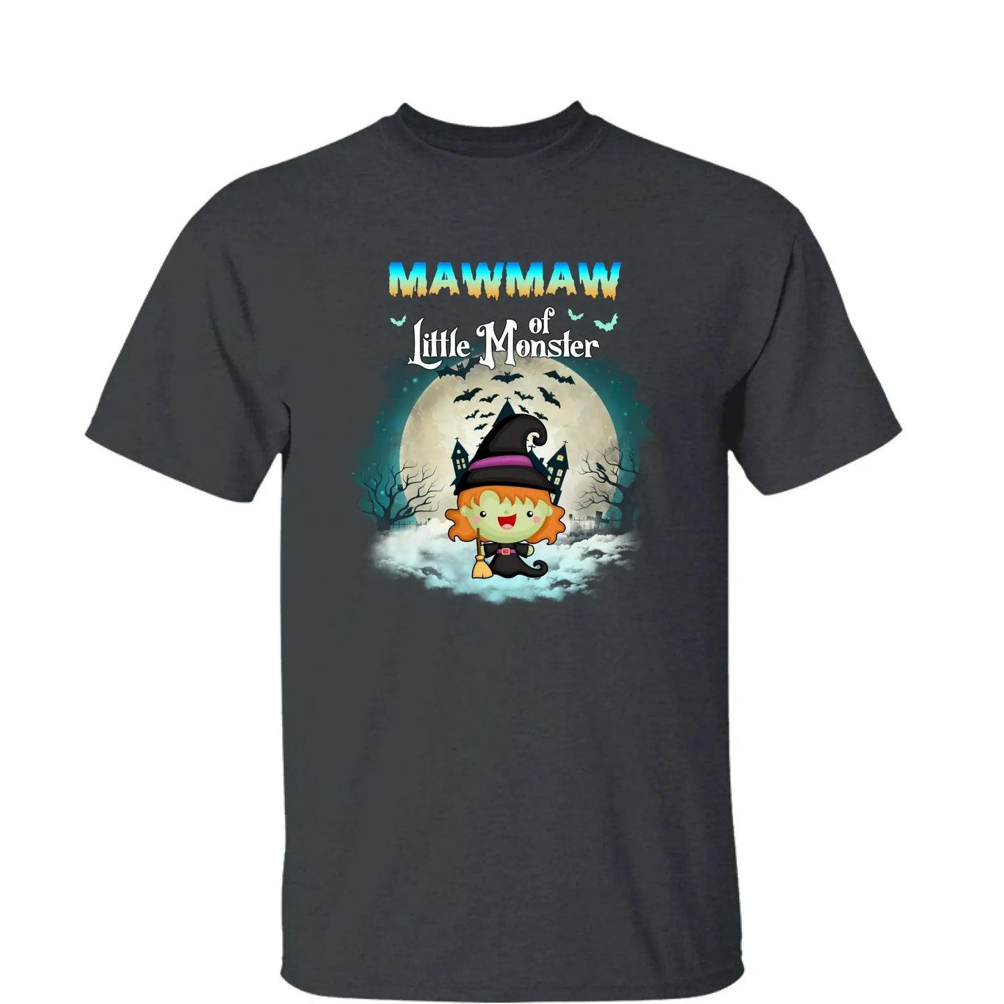 Grandma of Little Monsters – Personalized Halloween Shirt, Hoodie, or Sweatshirt – Funny Spooky Gift for Nana, Mimi, or Grandma Ezcustomize