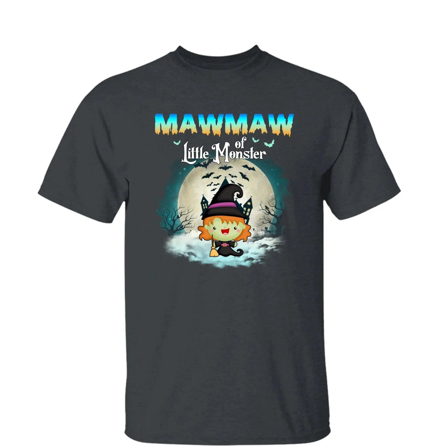 Grandma of Little Monsters – Personalized Halloween Shirt, Hoodie, or Sweatshirt – Funny Spooky Gift for Nana, Mimi, or Grandma Ezcustomize