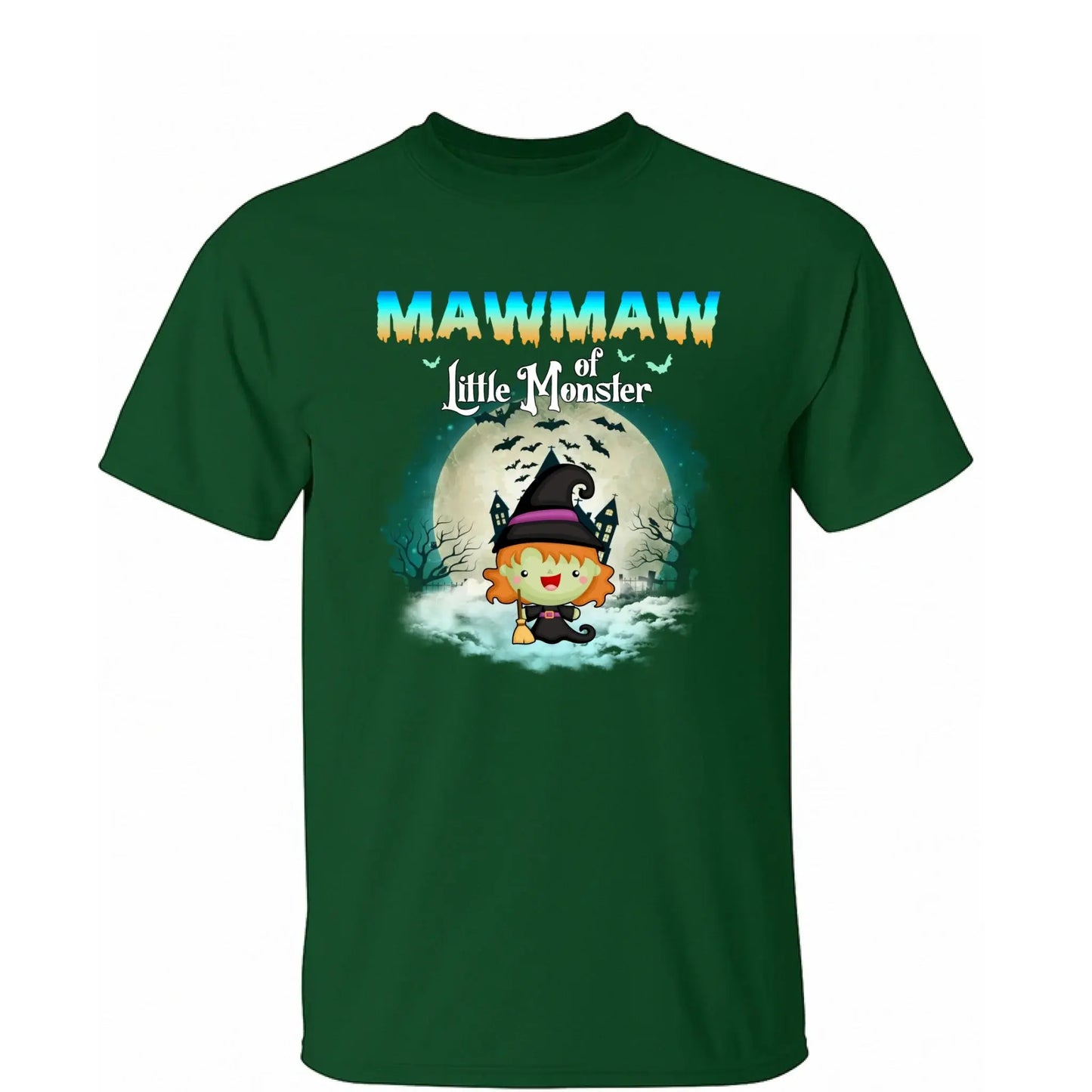 Grandma of Little Monsters – Personalized Halloween Shirt, Hoodie, or Sweatshirt – Funny Spooky Gift for Nana, Mimi, or Grandma Ezcustomize