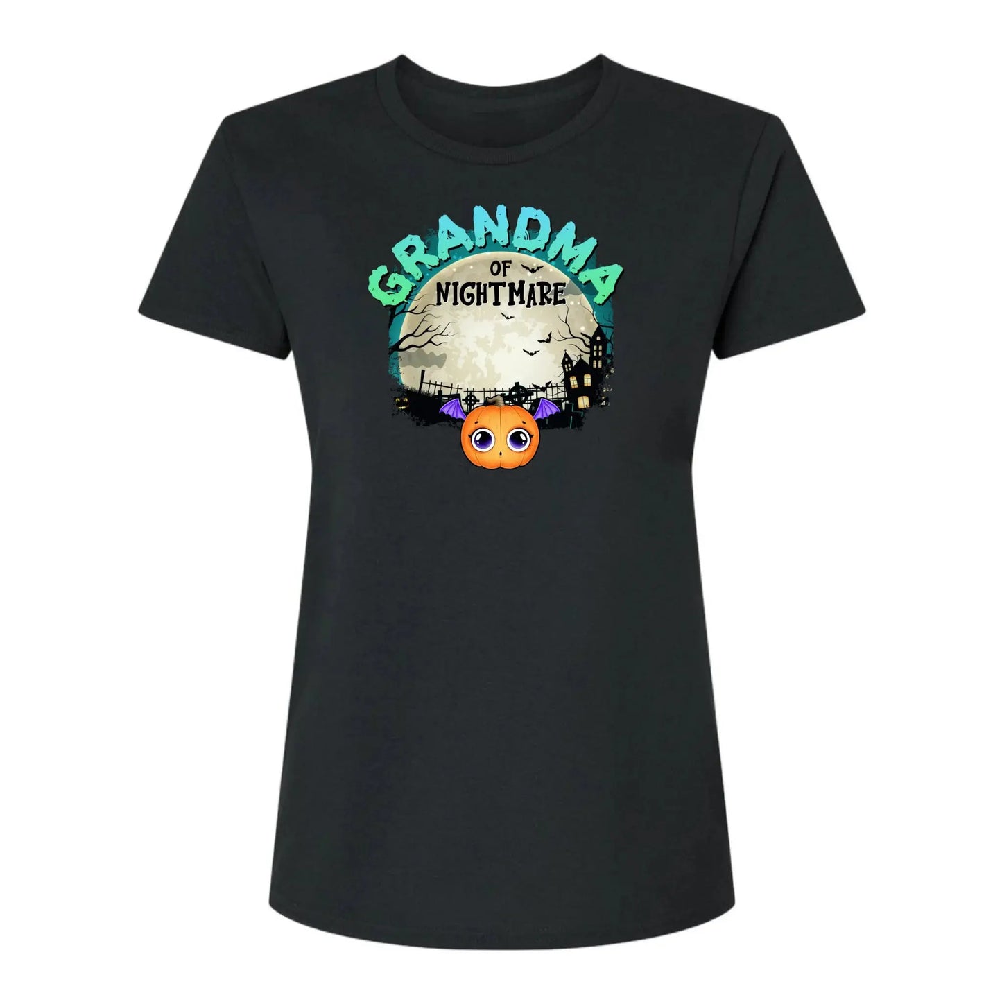 Grandma of Nightmares Halloween Theme – Personalized Shirt, Hoodie, or Sweatshirt – Funny Scary Gift for Spooky-Season Loving Grandmas Ezcustomize