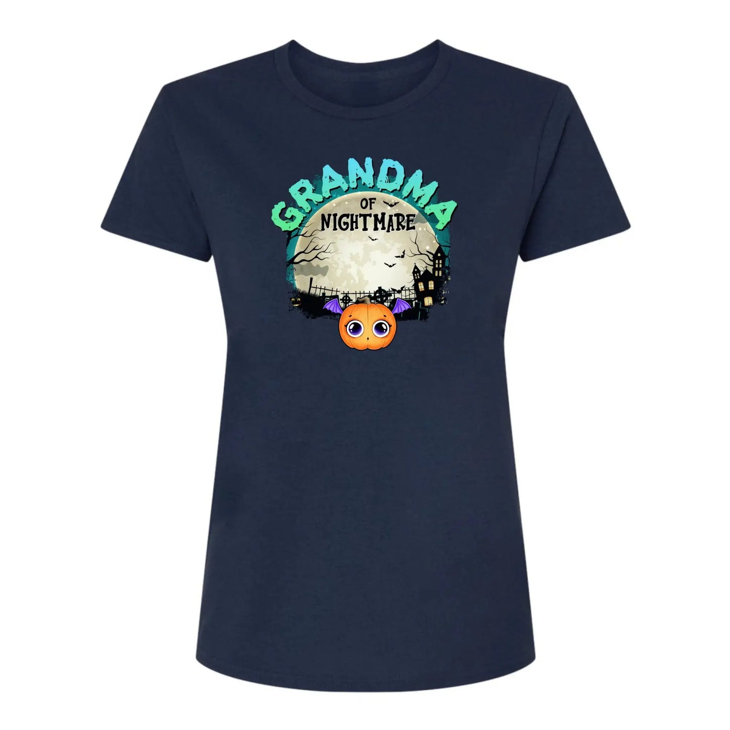 Grandma of Nightmares Halloween Theme – Personalized Shirt, Hoodie, or Sweatshirt – Funny Scary Gift for Spooky-Season Loving Grandmas Ezcustomize