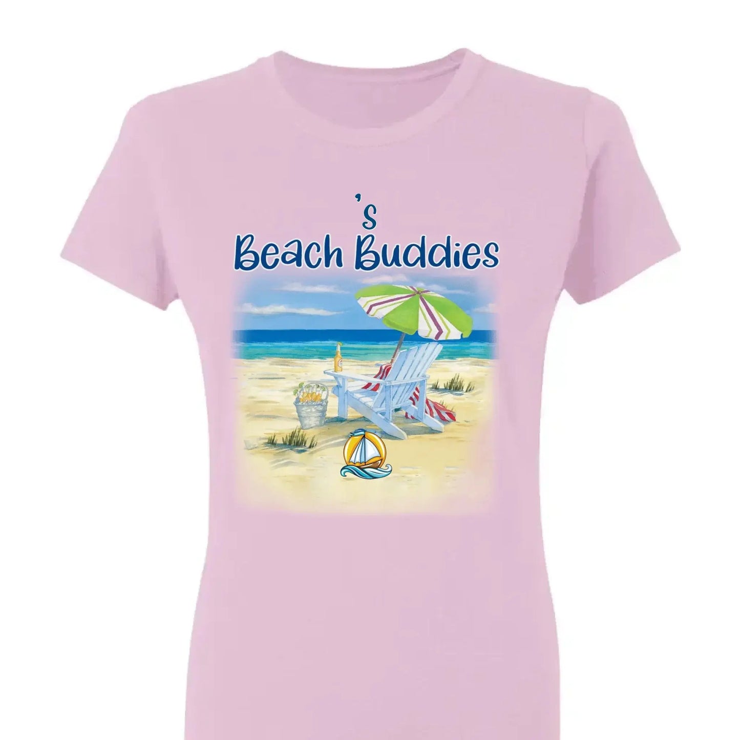 Grandma’s Beach Buddies Shirt – Personalized T-Shirt with Grandkids’ Names – Gift for Grandma or Mom on Birthday, Mother’s Day Ezcustomize