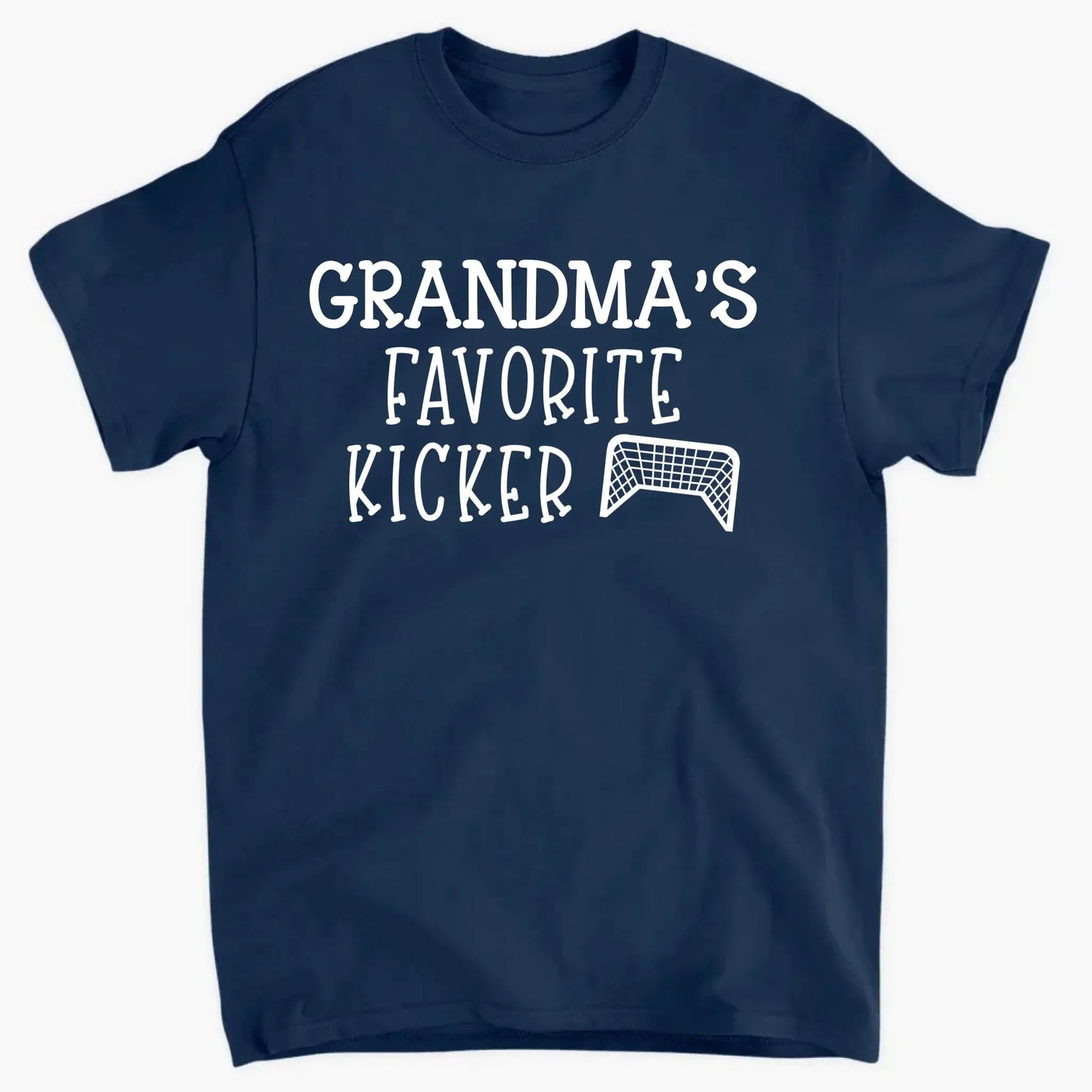 Grandma’s Favorite Kickers Soccer Shirt – Personalized T-Shirt with Kids’ Names – Gift for Soccer Grandma or Mom Ezcustomize
