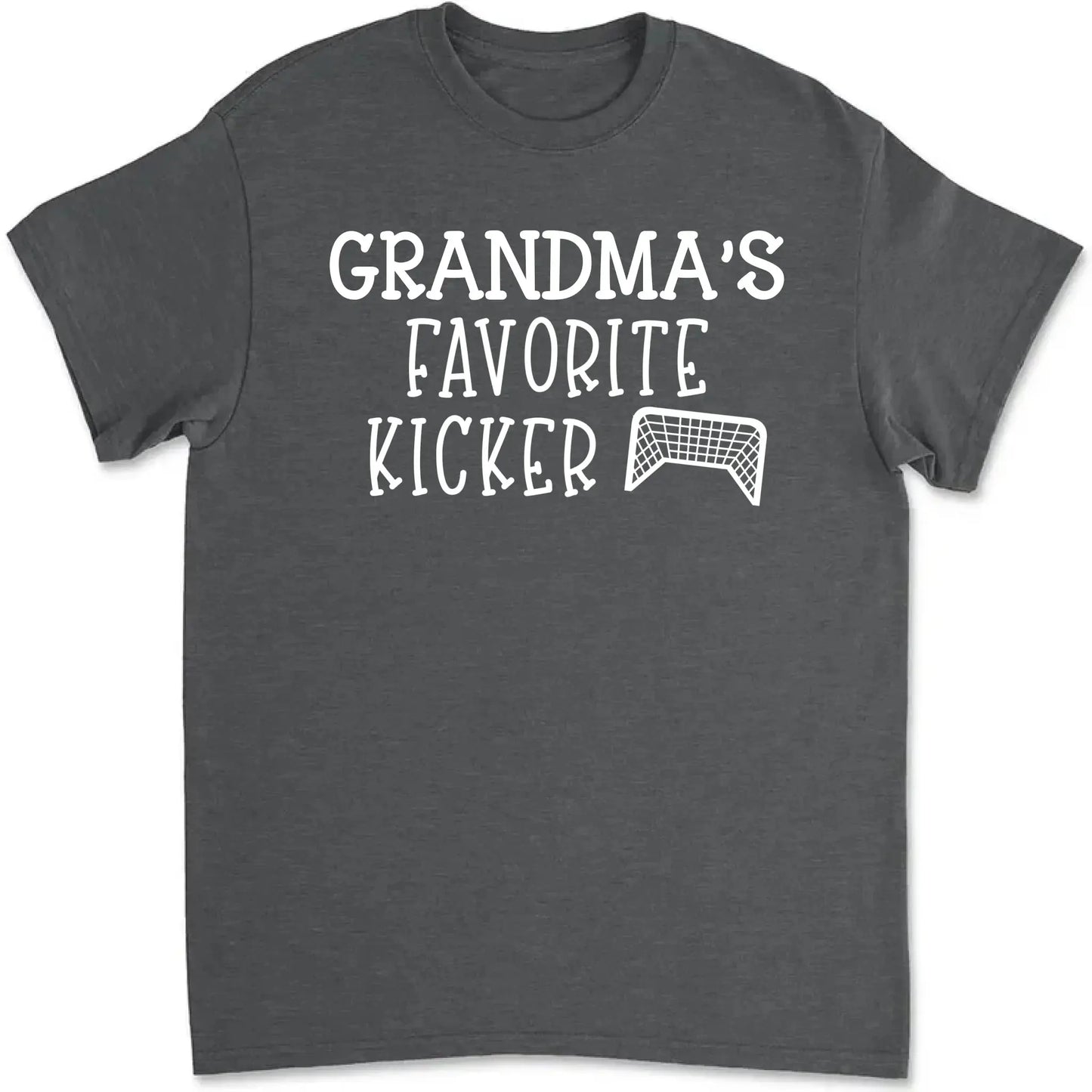 Grandma’s Favorite Kickers Soccer Shirt – Personalized T-Shirt with Kids’ Names – Gift for Soccer Grandma or Mom Ezcustomize