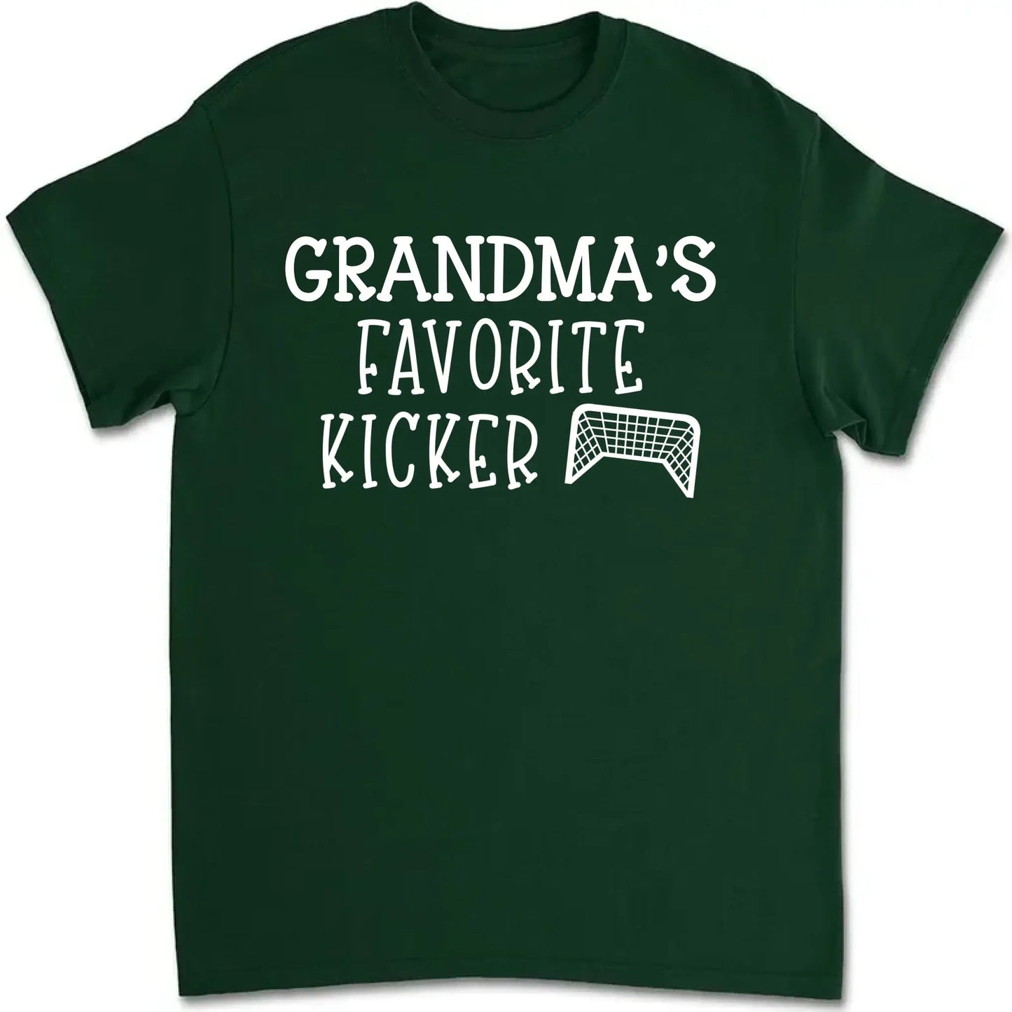 Grandma’s Favorite Kickers Soccer Shirt – Personalized T-Shirt with Kids’ Names – Gift for Soccer Grandma or Mom Ezcustomize