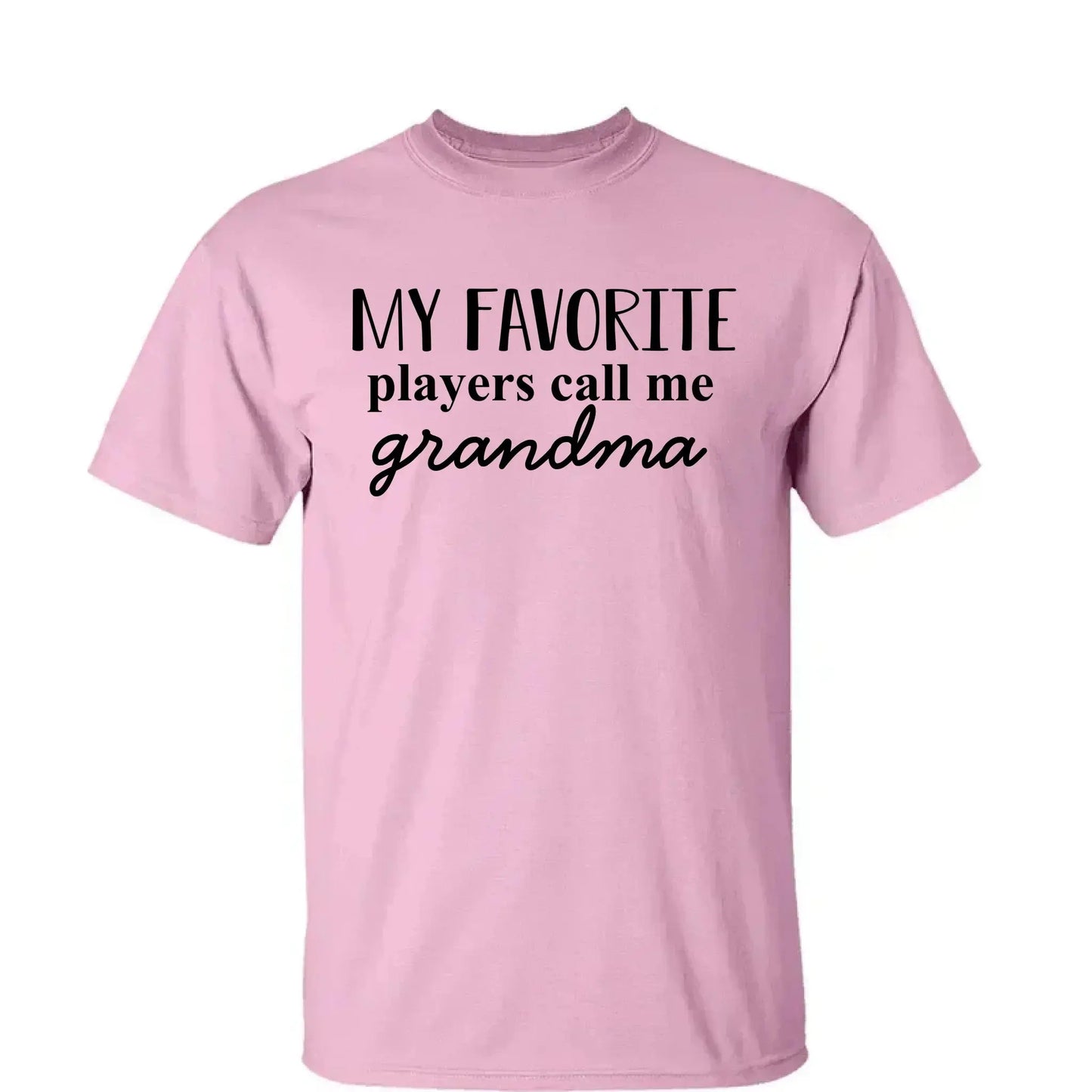 Grandma's Favorite Players – Personalized T-Shirt, Custom Gift for Sport Grandma or Proud Sports Mom Ezcustomize