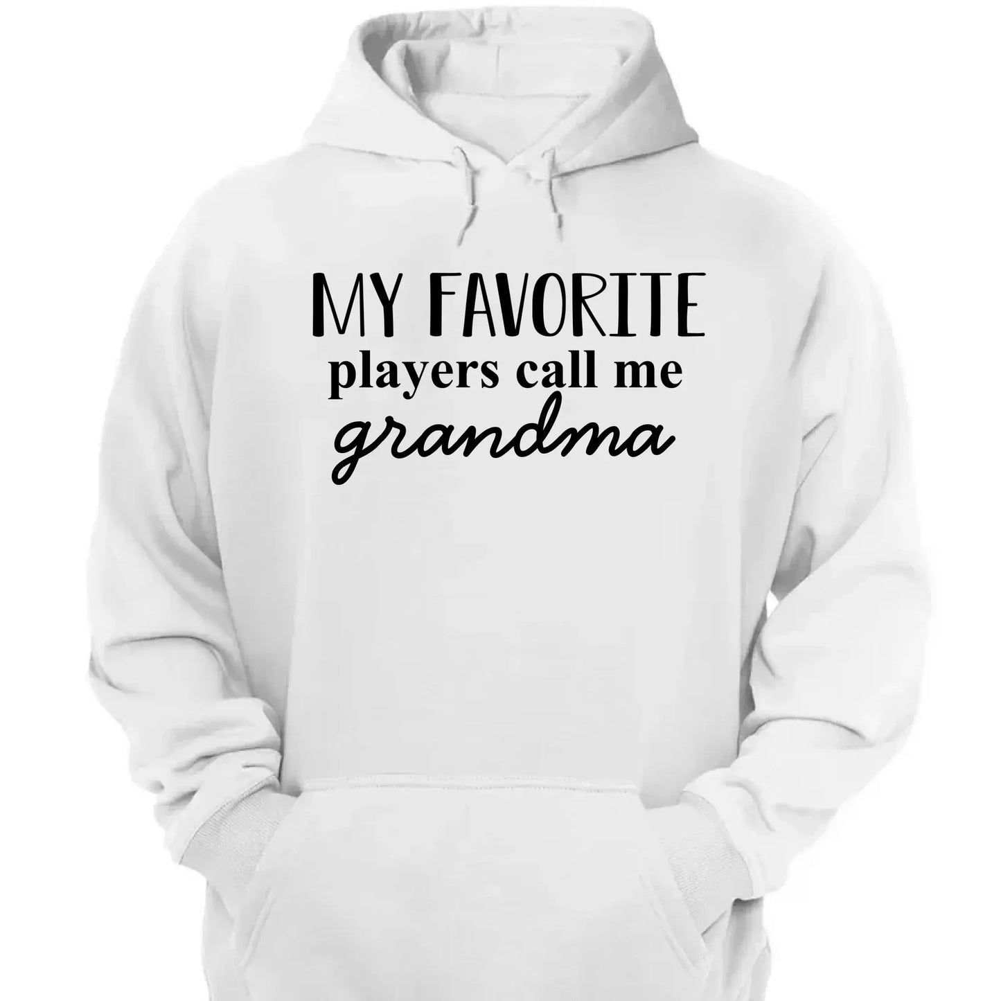 Grandma's Favorite Players – Personalized T-Shirt, Custom Gift for Sport Grandma or Proud Sports Mom Ezcustomize
