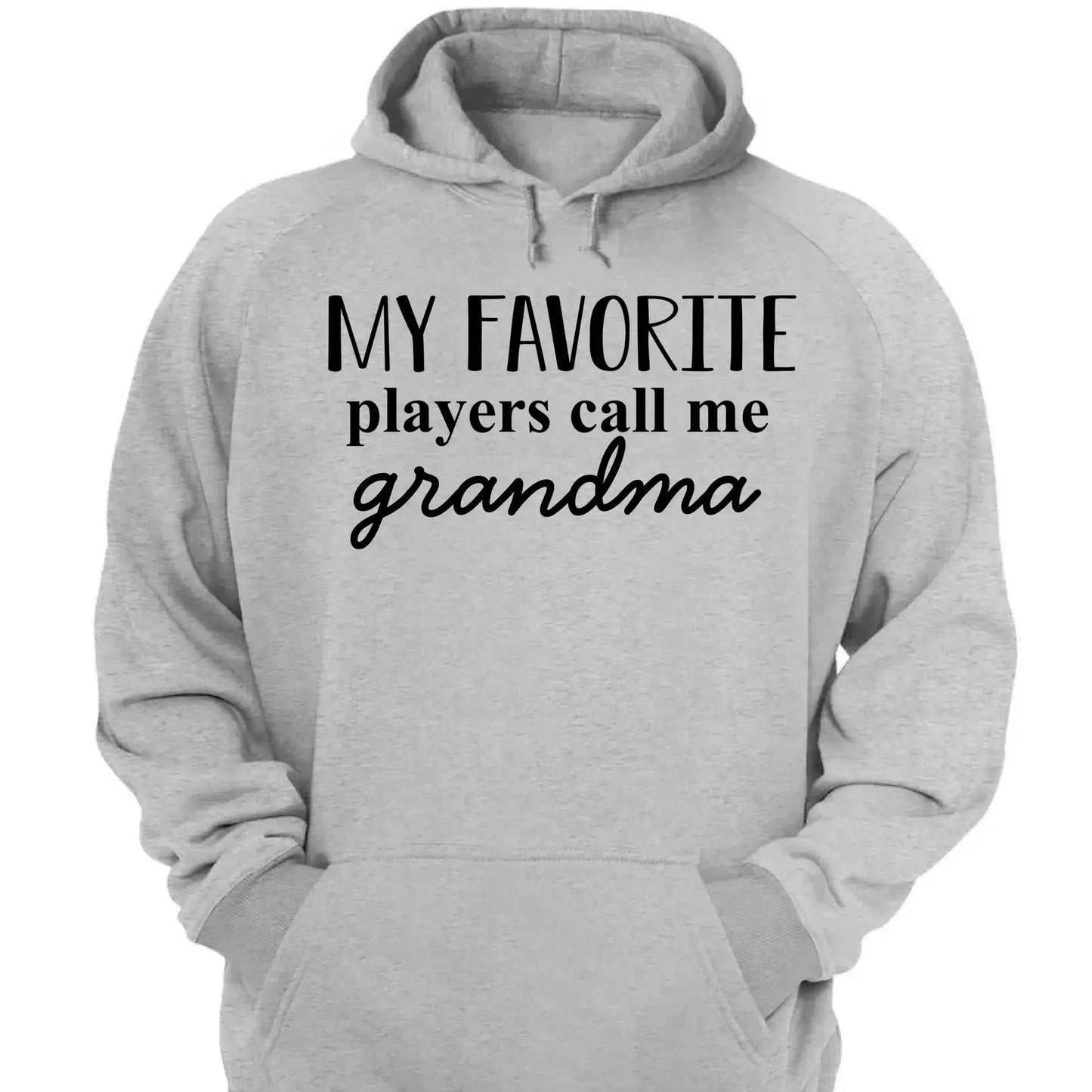 Grandma's Favorite Players – Personalized T-Shirt, Custom Gift for Sport Grandma or Proud Sports Mom Ezcustomize