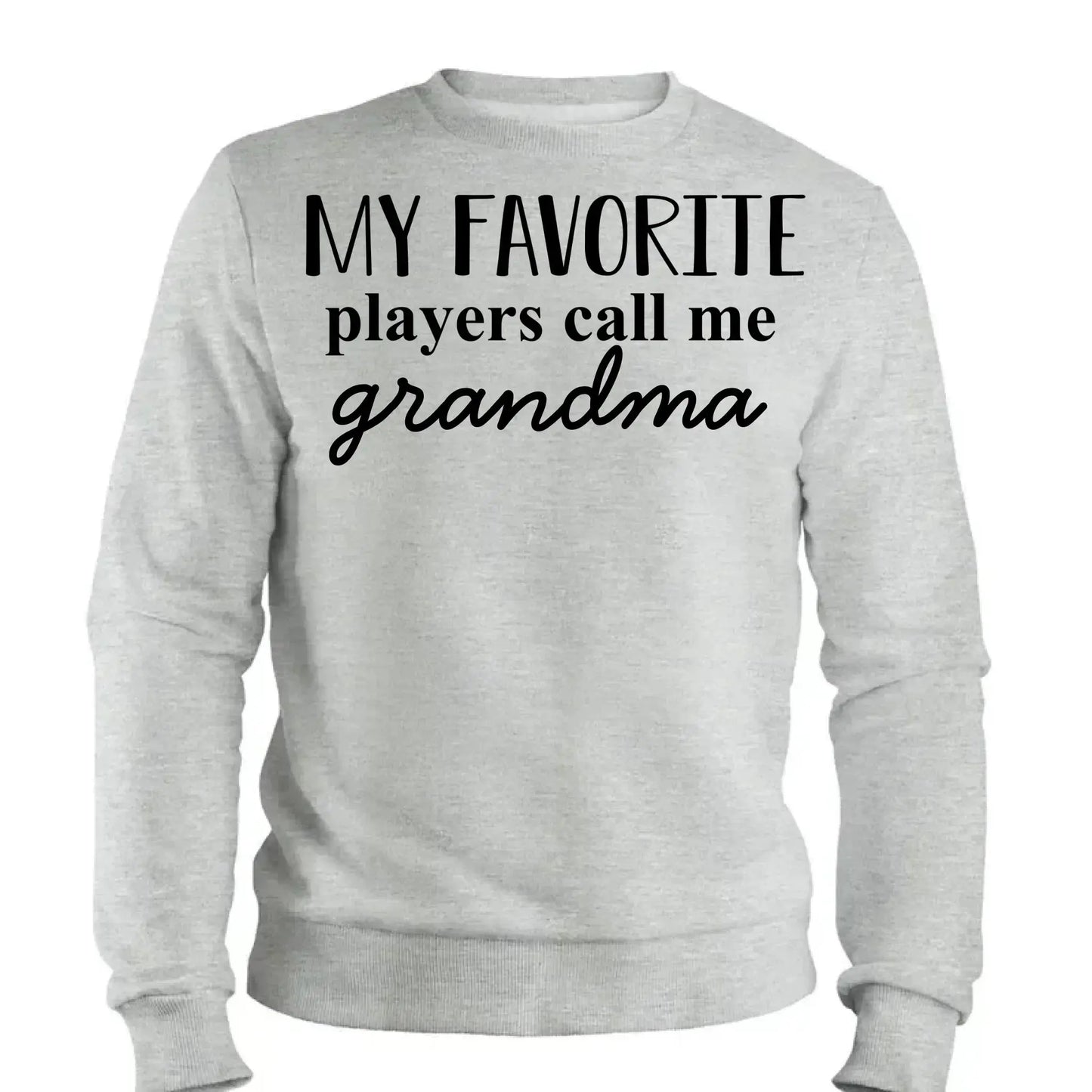 Grandma's Favorite Players – Personalized T-Shirt, Custom Gift for Sport Grandma or Proud Sports Mom Ezcustomize