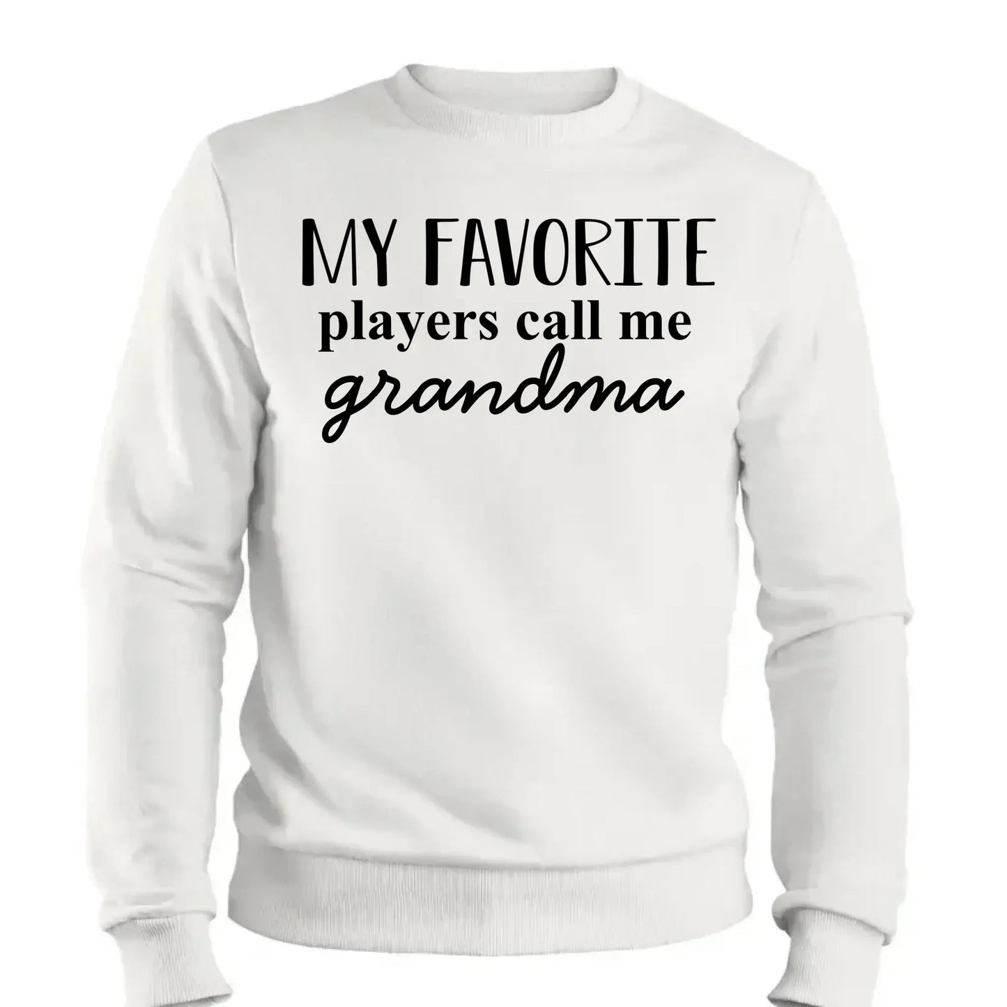 Grandma's Favorite Players – Personalized T-Shirt, Custom Gift for Sport Grandma or Proud Sports Mom Ezcustomize