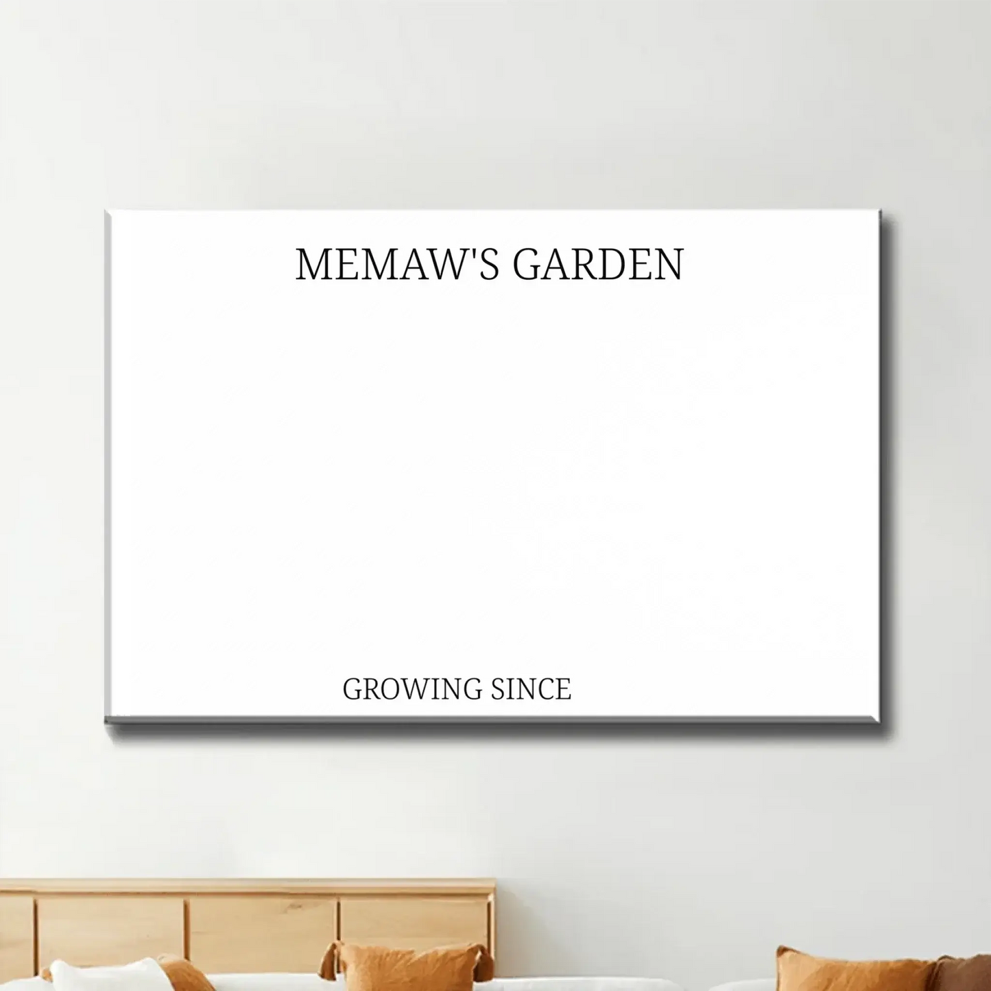 Grandma’s Garden Personalized Floral Name Print – Custom Family Poster Wall Decor – Meaningful Birthday, Mother’s Day & Christmas Gift for Grandma Ezcustomize