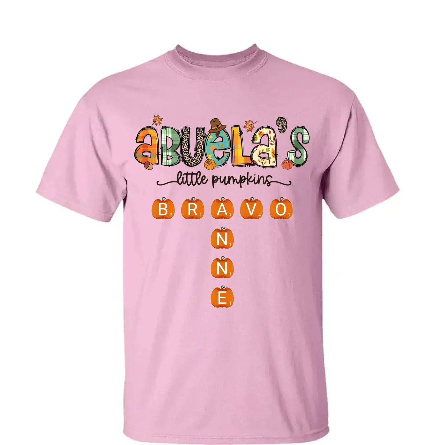 Grandma’s Little Pumpkins Fall Design – Personalized Shirt for Autumn – Cute Seasonal Gift for Grandma, Nana, Mimi or Mom Ezcustomize