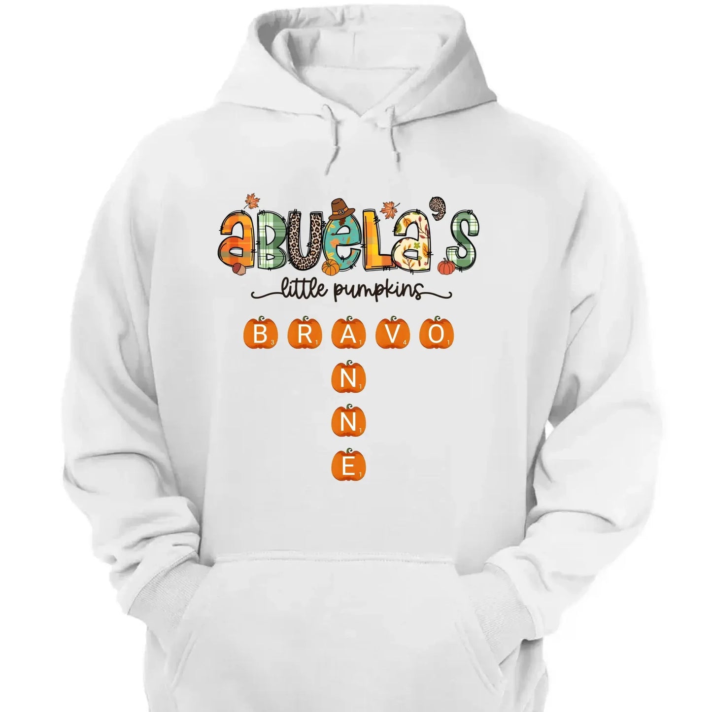 Grandma’s Little Pumpkins Fall Design – Personalized Shirt for Autumn – Cute Seasonal Gift for Grandma, Nana, Mimi or Mom Ezcustomize