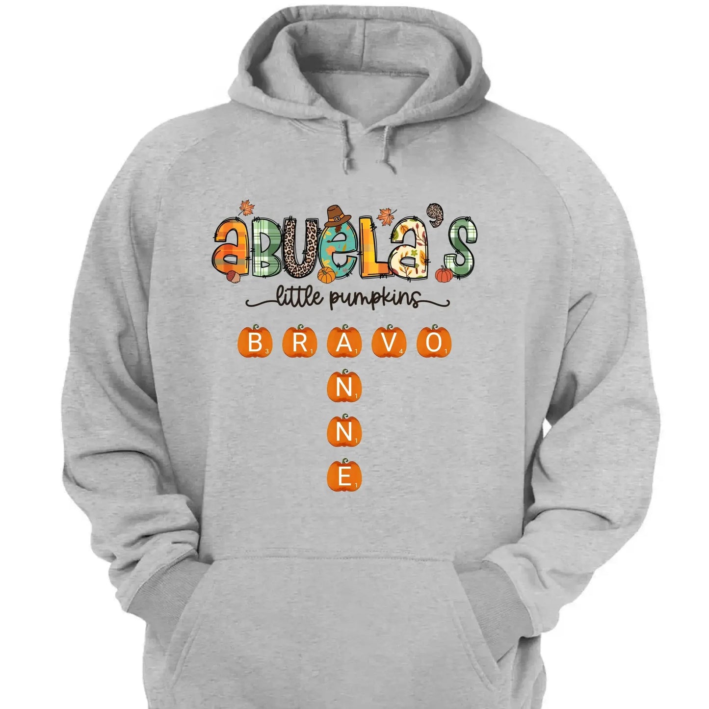 Grandma’s Little Pumpkins Fall Design – Personalized Shirt for Autumn – Cute Seasonal Gift for Grandma, Nana, Mimi or Mom Ezcustomize