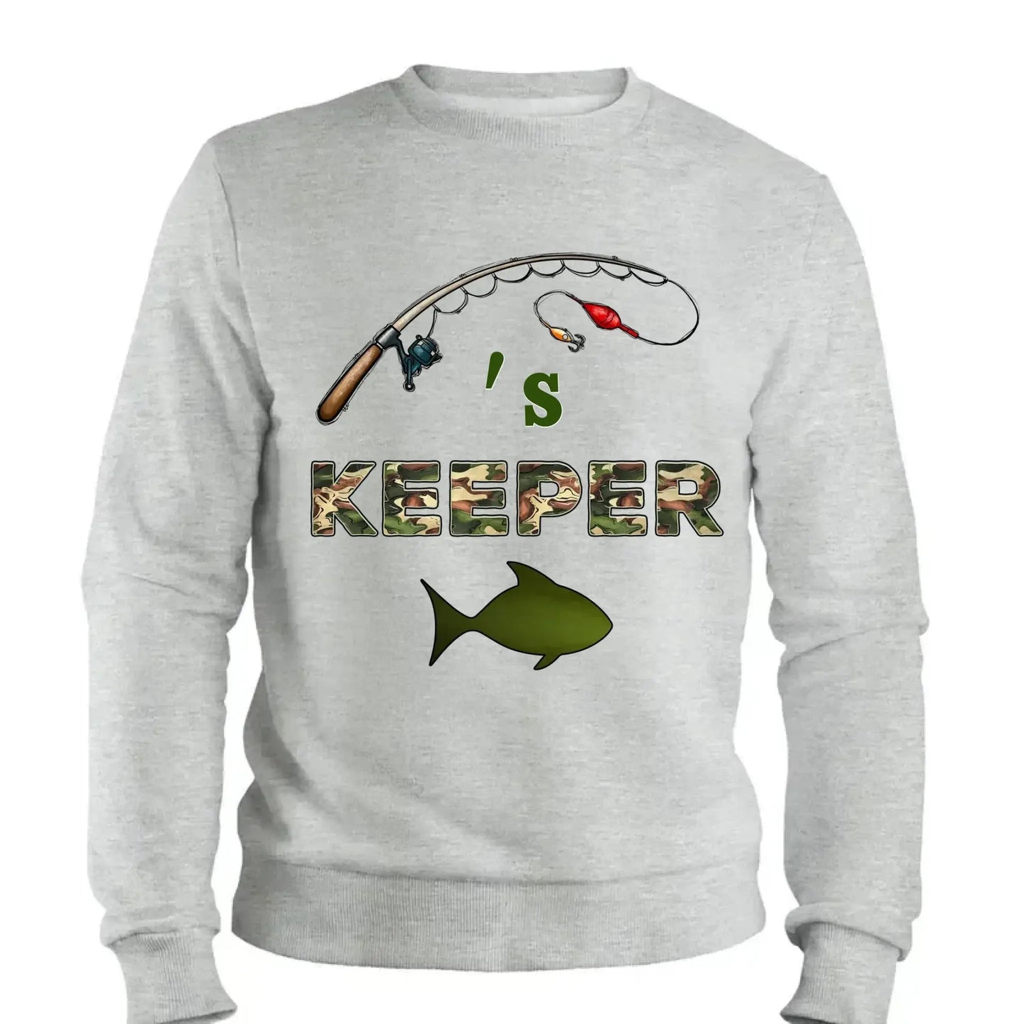 Grandpa’s Keepers Camouflage Fishing Shirt – Personalized T-Shirt with Kids' Names – Birthday or Father’s Day Gift for Grandpa Ezcustomize