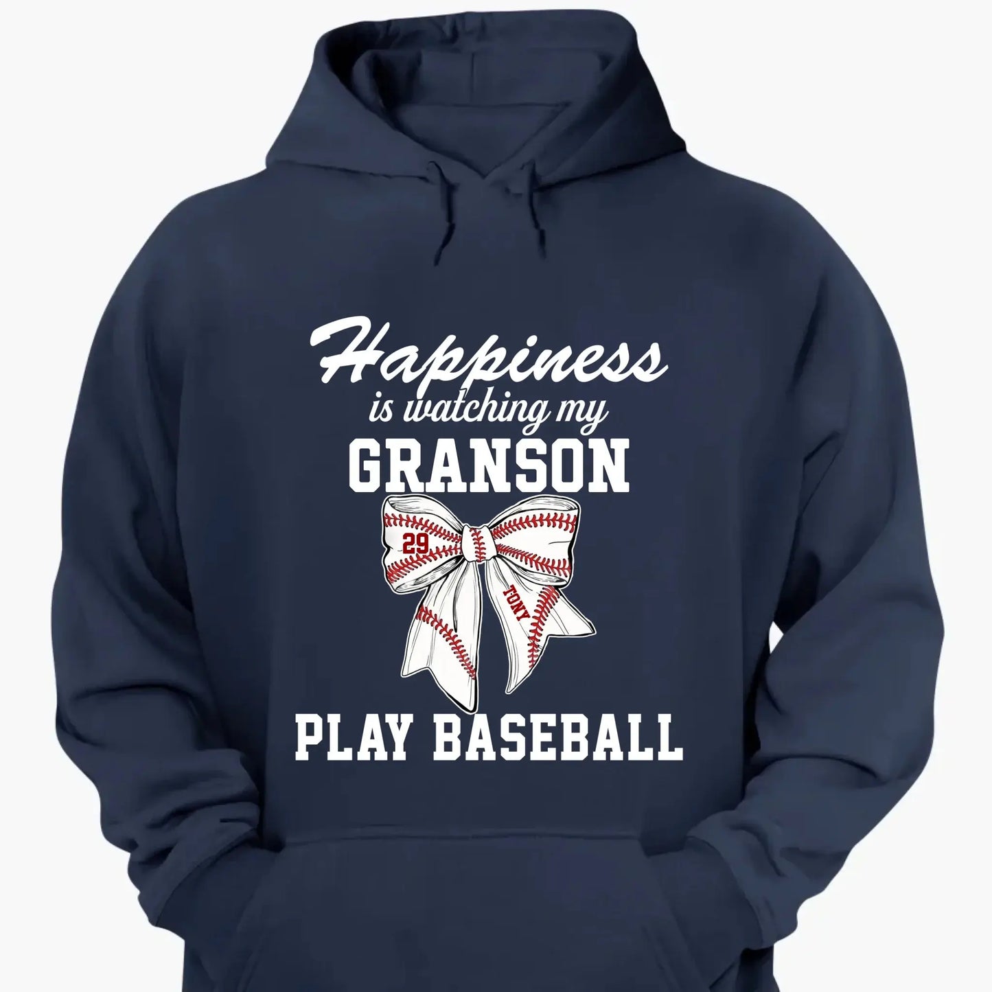 Happiness Is Watching My Kid Play – Personalized T-Shirt – Custom Football, Baseball, Softball Shirt for Proud Sports Parents Ezcustomize