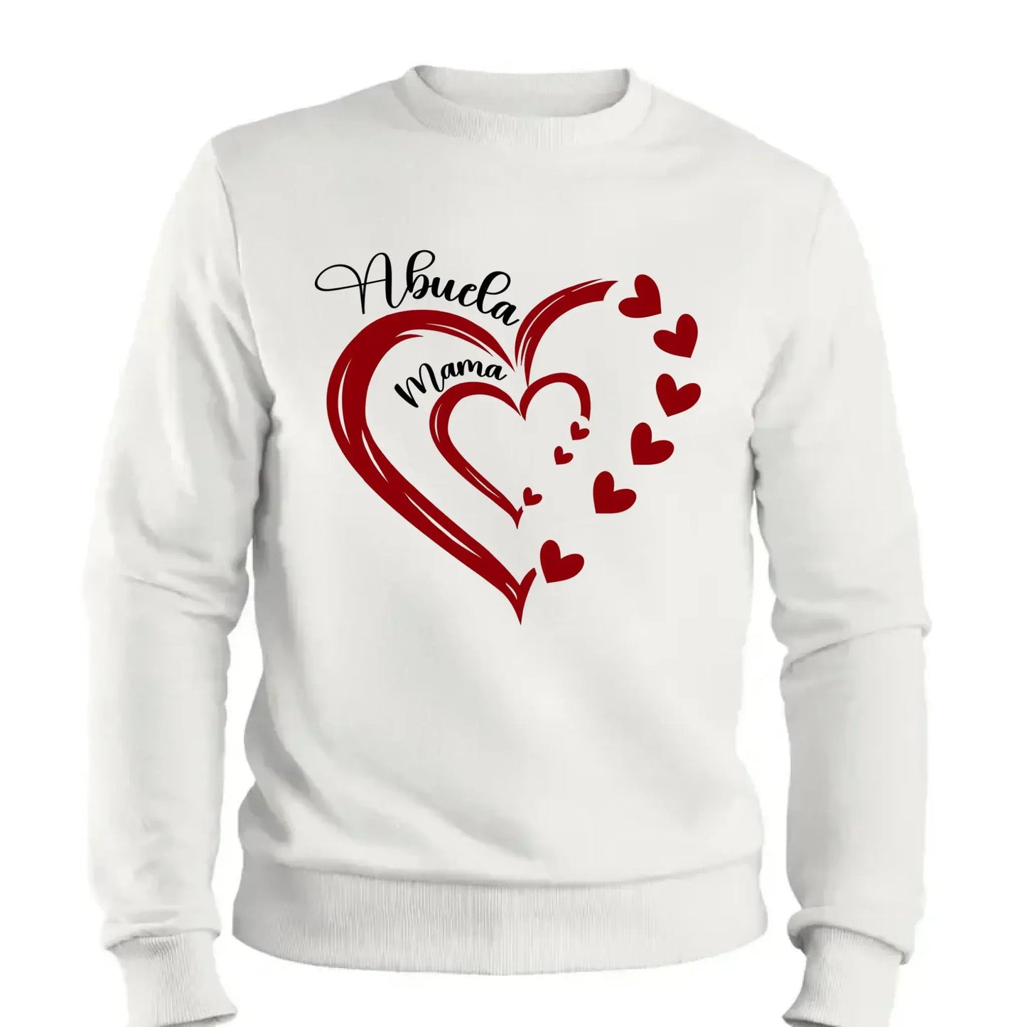 Heart in Heart Mom & Grandma – Personalized Light Color Shirt, Custom Gift for Mothers & Grandmothers Ezcustomize