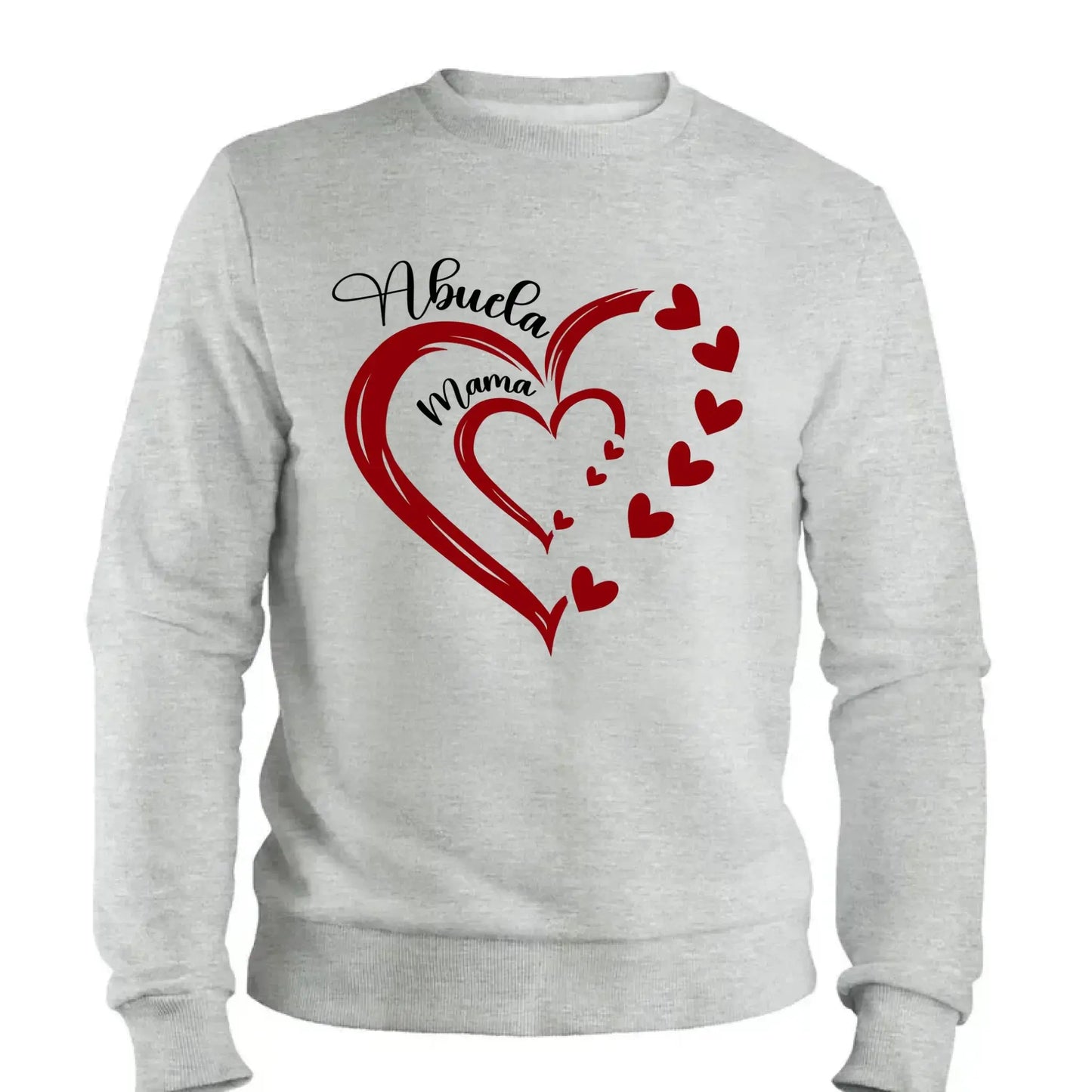 Heart in Heart Mom & Grandma – Personalized Light Color Shirt, Custom Gift for Mothers & Grandmothers Ezcustomize