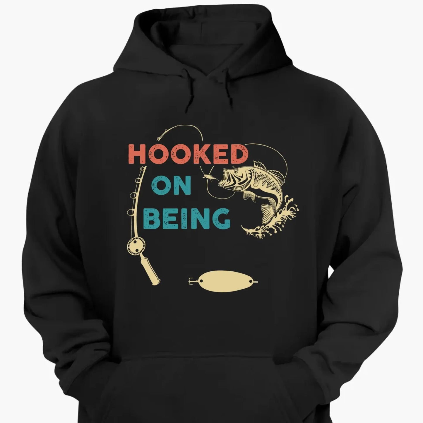 Hooked by Being Your Favorite Catch – Personalized Fishing Shirt – Custom Gift for Dad, Grandpa, or Papa from Kids Ezcustomize