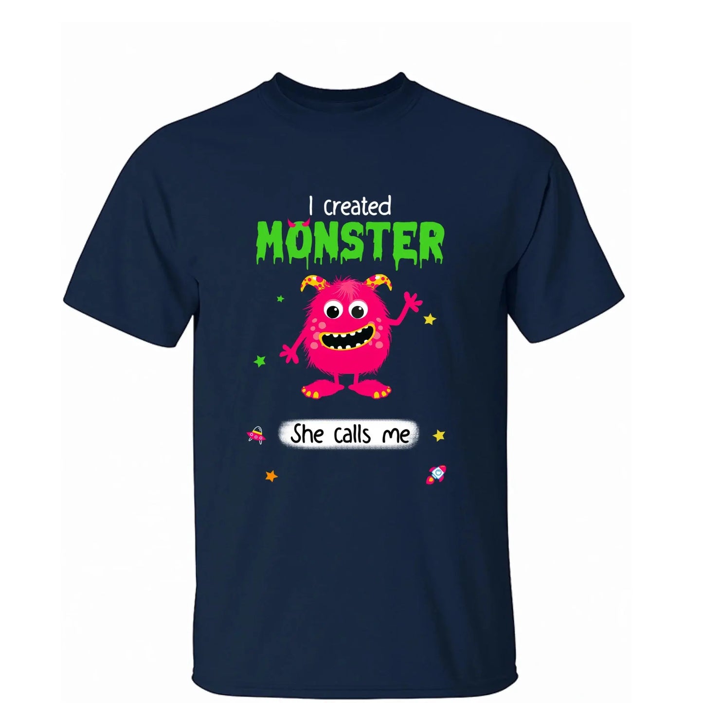 I Created Monsters They Call Me Dad – Personalized Shirt, Hoodie, or Sweatshirt – Funny Halloween Gift for Dads & Fathers-to-Be Ezcustomize