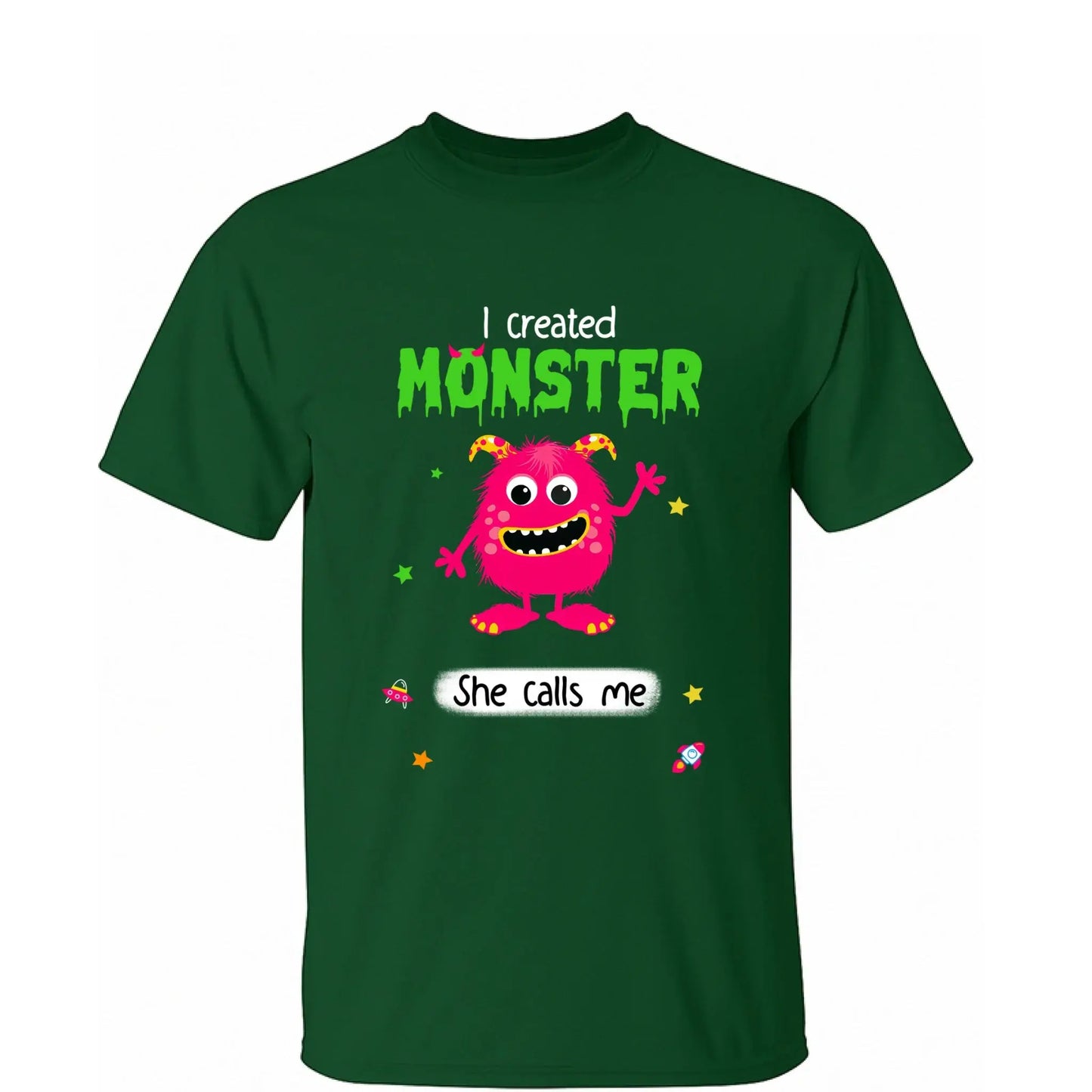 I Created Monsters They Call Me Dad – Personalized Shirt, Hoodie, or Sweatshirt – Funny Halloween Gift for Dads & Fathers-to-Be Ezcustomize
