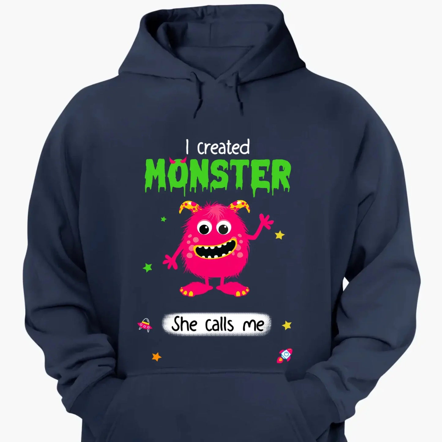 I Created Monsters They Call Me Dad – Personalized Shirt, Hoodie, or Sweatshirt – Funny Halloween Gift for Dads & Fathers-to-Be Ezcustomize