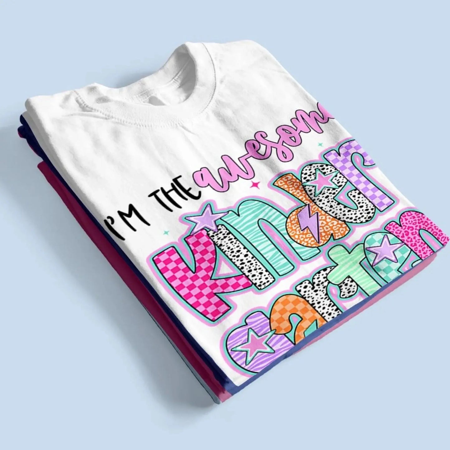 I'm the Awesome Teacher They Told You About Shirt – Custom Job Title & Name, Back to School Gift for Educators Ezcustomize