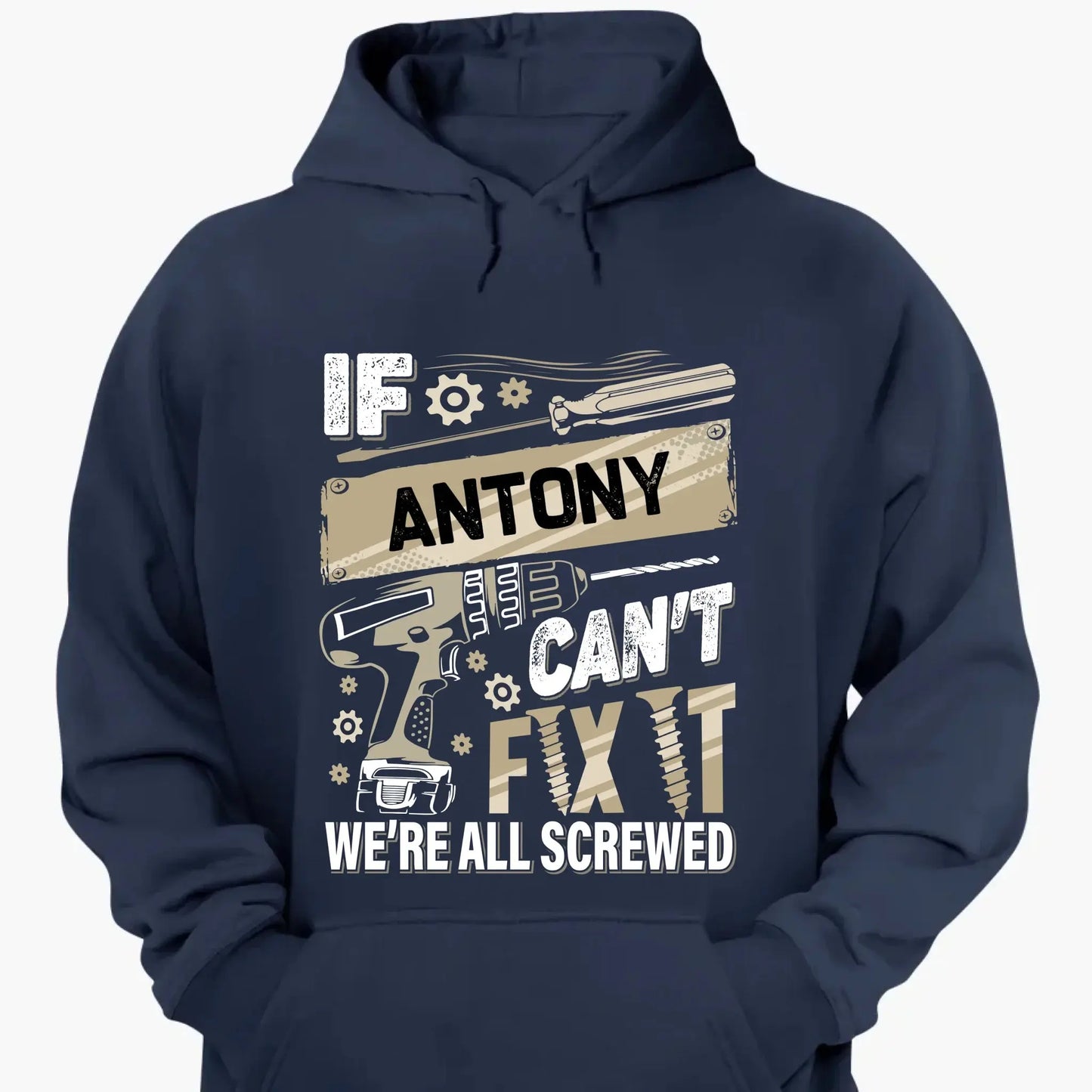 If Dad Can’t Fix It T-Shirt – Personalized Funny Repair Shirt for Dad – Father’s Day or Birthday Gift for Handy Dad Ezcustomize