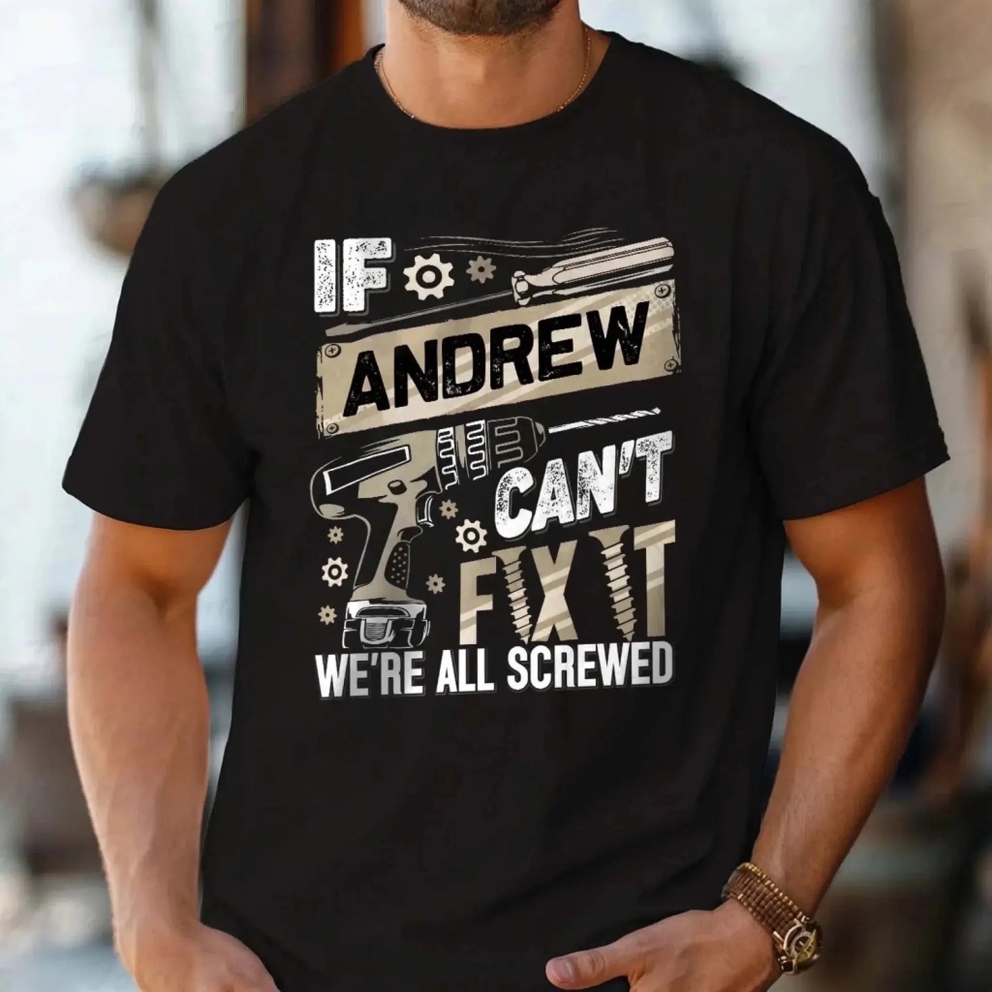 If Dad Can’t Fix It T-Shirt – Personalized Funny Repair Shirt for Dad – Father’s Day or Birthday Gift for Handy Dad Ezcustomize