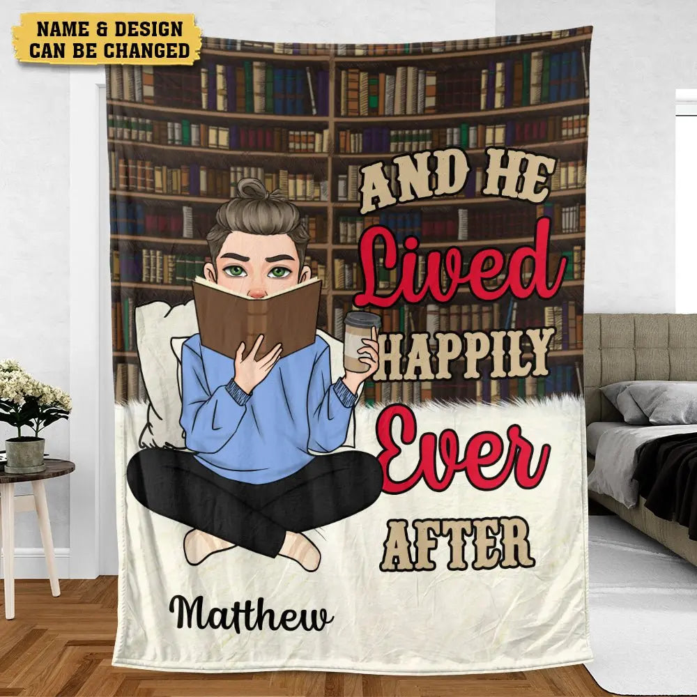 Just A Girl/Boy Who Loves Books Personalized - Blanket for Book Lovers - A Thoughtful Birthday Gift Ezcustomize