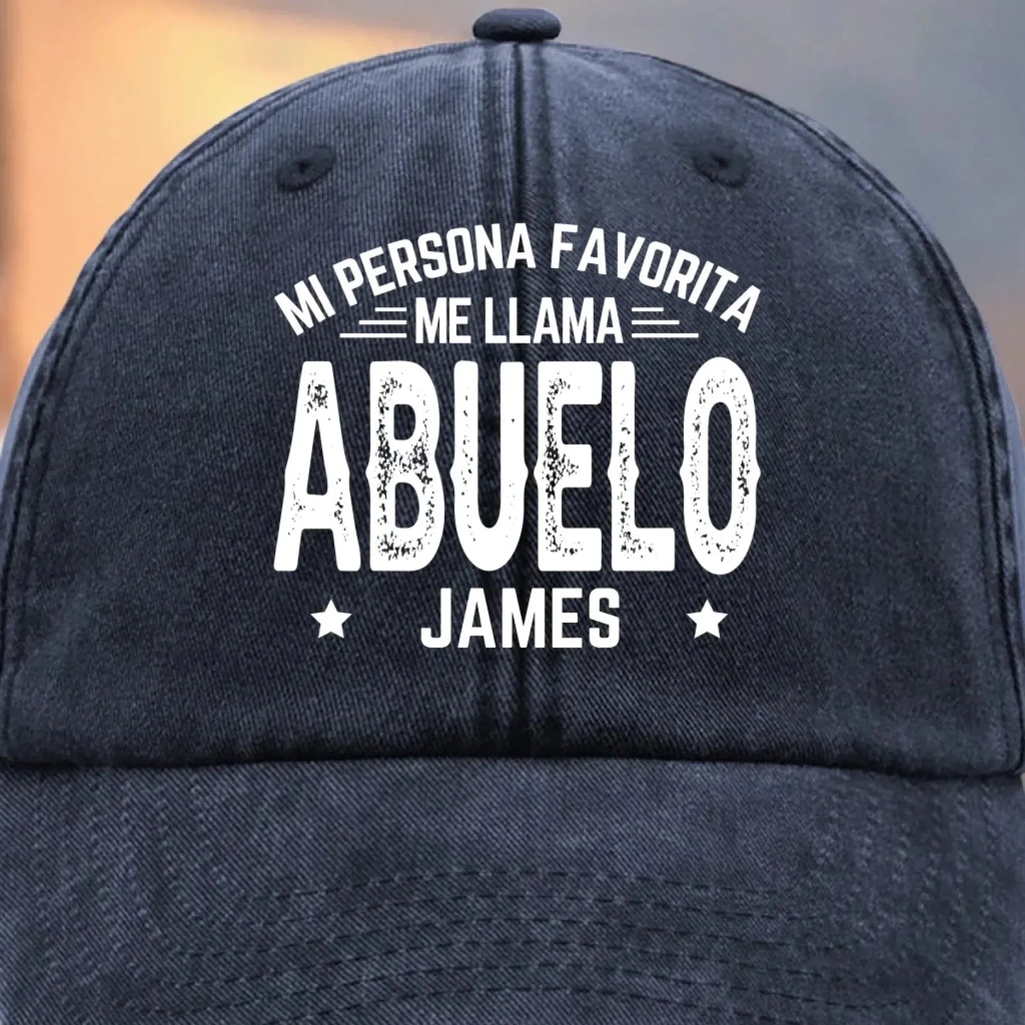 La Paternidad Me Queda Bien – Gorra de Béisbol de Mezclilla Vintage Lavada – Regalo de Cumpleaños Personalizado para Papá o Abuelo Ezcustomize