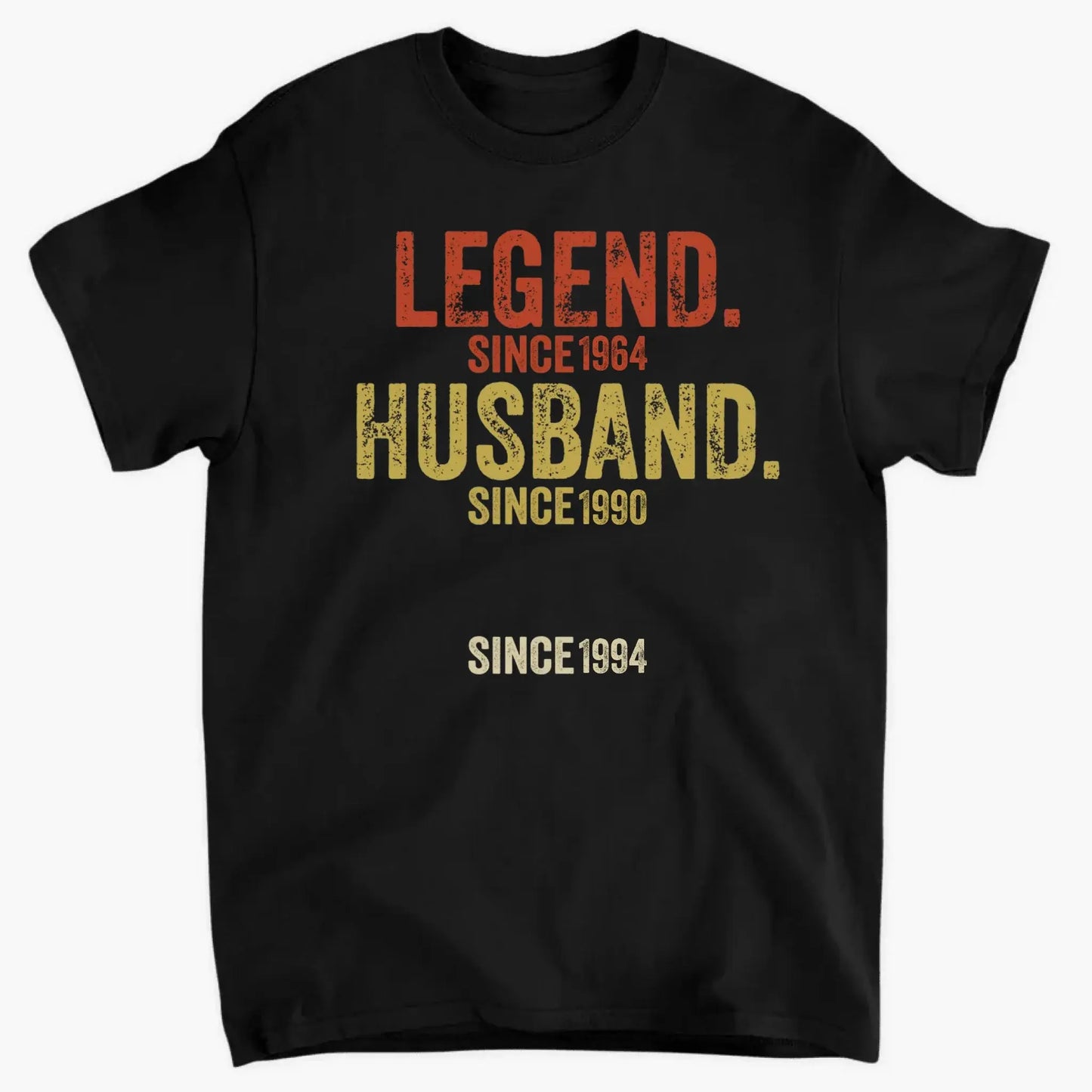 Legend Husband Dad Papa - Personalized Shirt - Custom Gift for Dads & Grandpas Ezcustomize