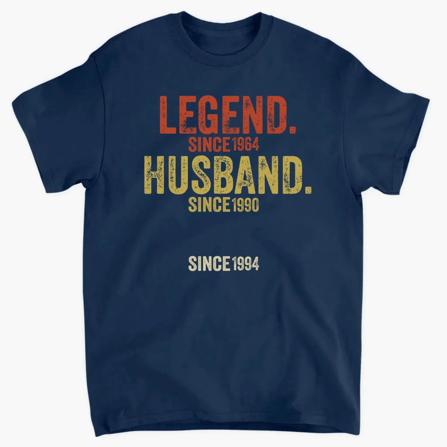 Legend Husband Dad Papa - Personalized Shirt - Custom Gift for Dads & Grandpas Ezcustomize