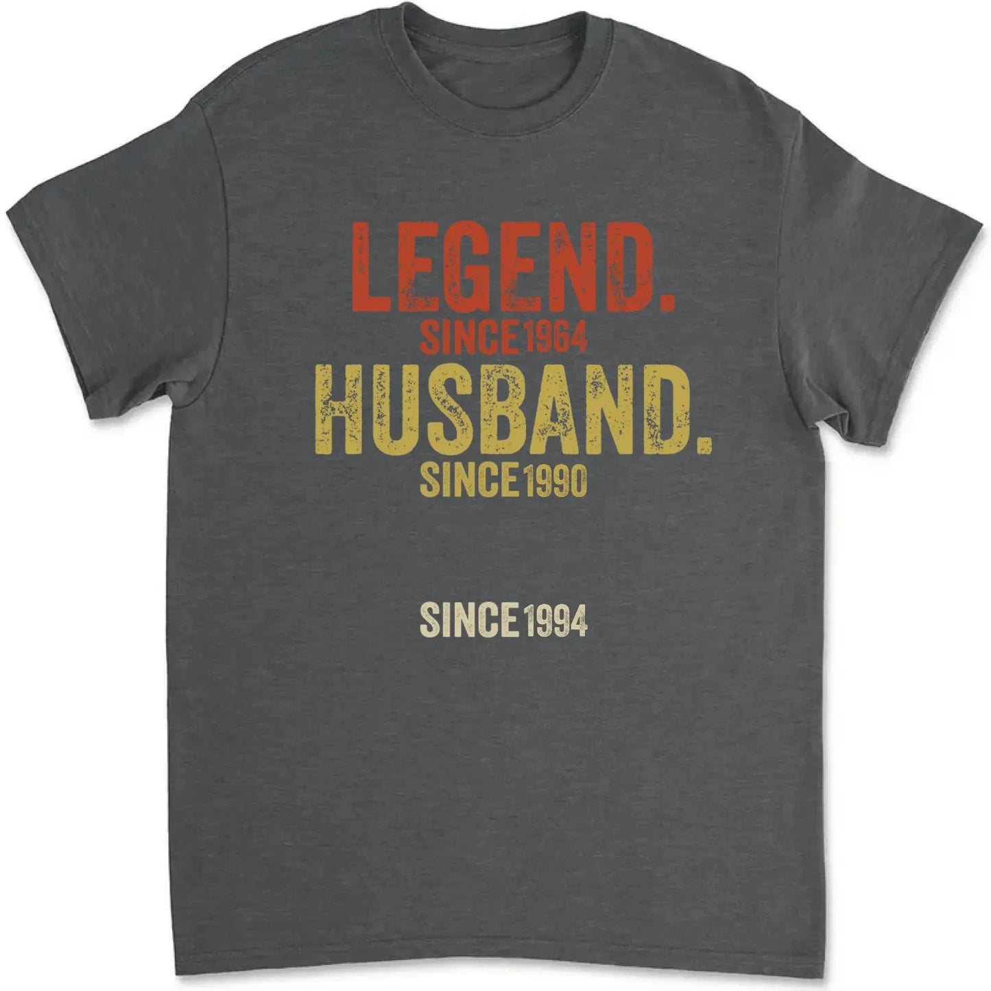 Legend Husband Dad Papa - Personalized Shirt - Custom Gift for Dads & Grandpas Ezcustomize