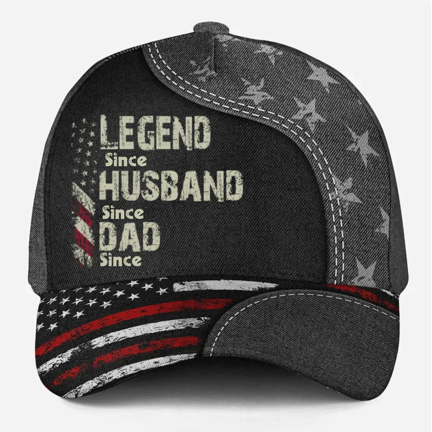 Legend Husband Dad Papa Since... – Personalized Classic Cap - Custom Father’s Day Gift for Dad, Husband, or Grandpa Ezcustomize