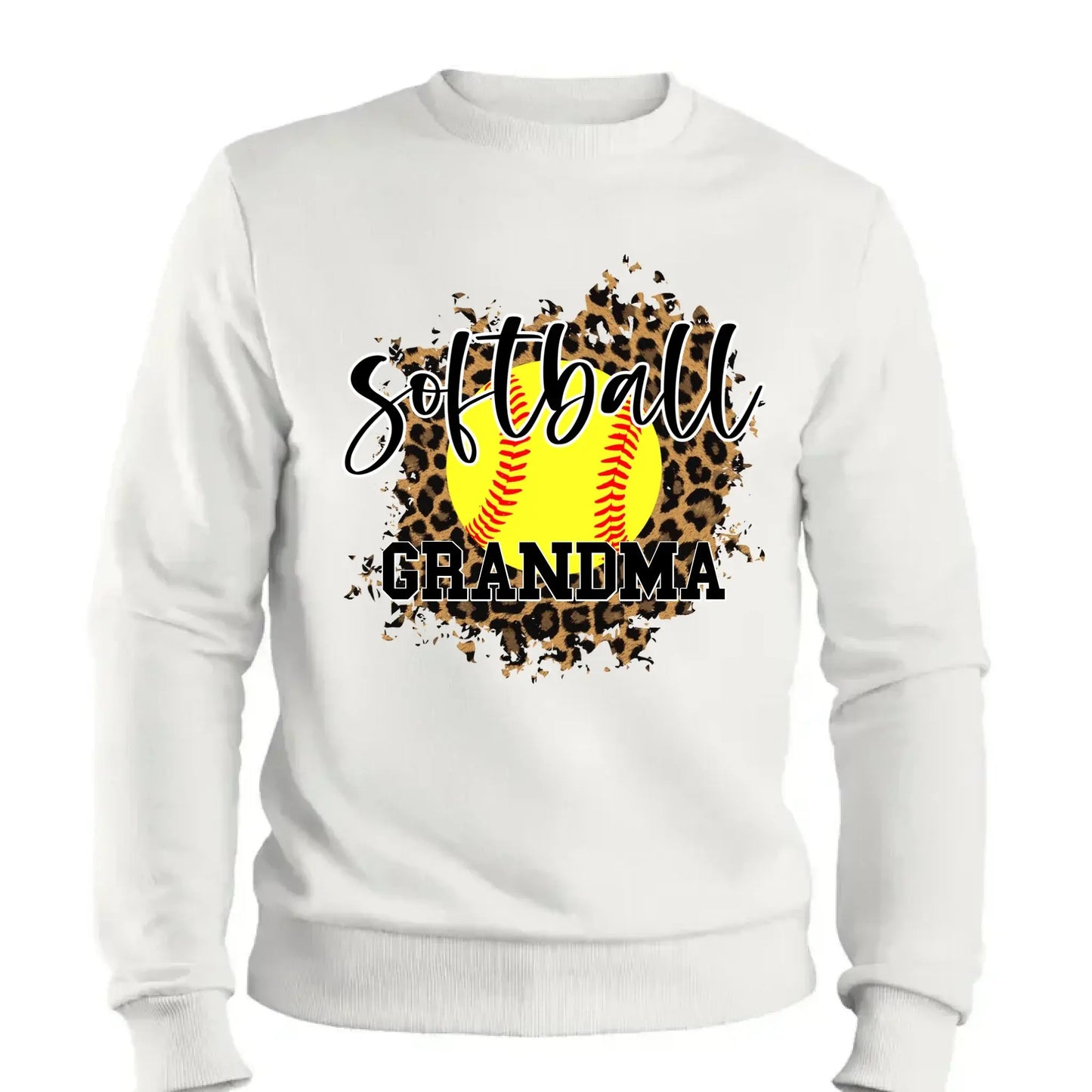 Leopard Print Sport Grandma Shirt – Personalized Custom T-Shirt – Funny Birthday Gift for Grandma, Nana, Mimi, Mom, or Wife Ezcustomize