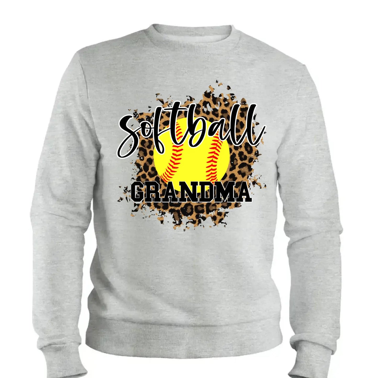 Leopard Print Sport Grandma Shirt – Personalized Custom T-Shirt – Funny Birthday Gift for Grandma, Nana, Mimi, Mom, or Wife Ezcustomize