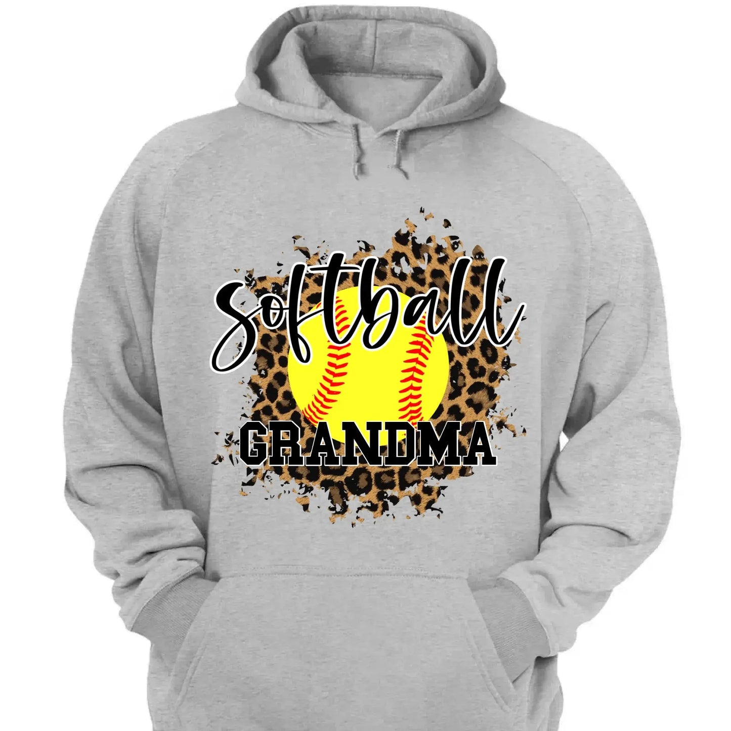 Leopard Print Sport Grandma Shirt – Personalized Custom T-Shirt – Funny Birthday Gift for Grandma, Nana, Mimi, Mom, or Wife Ezcustomize