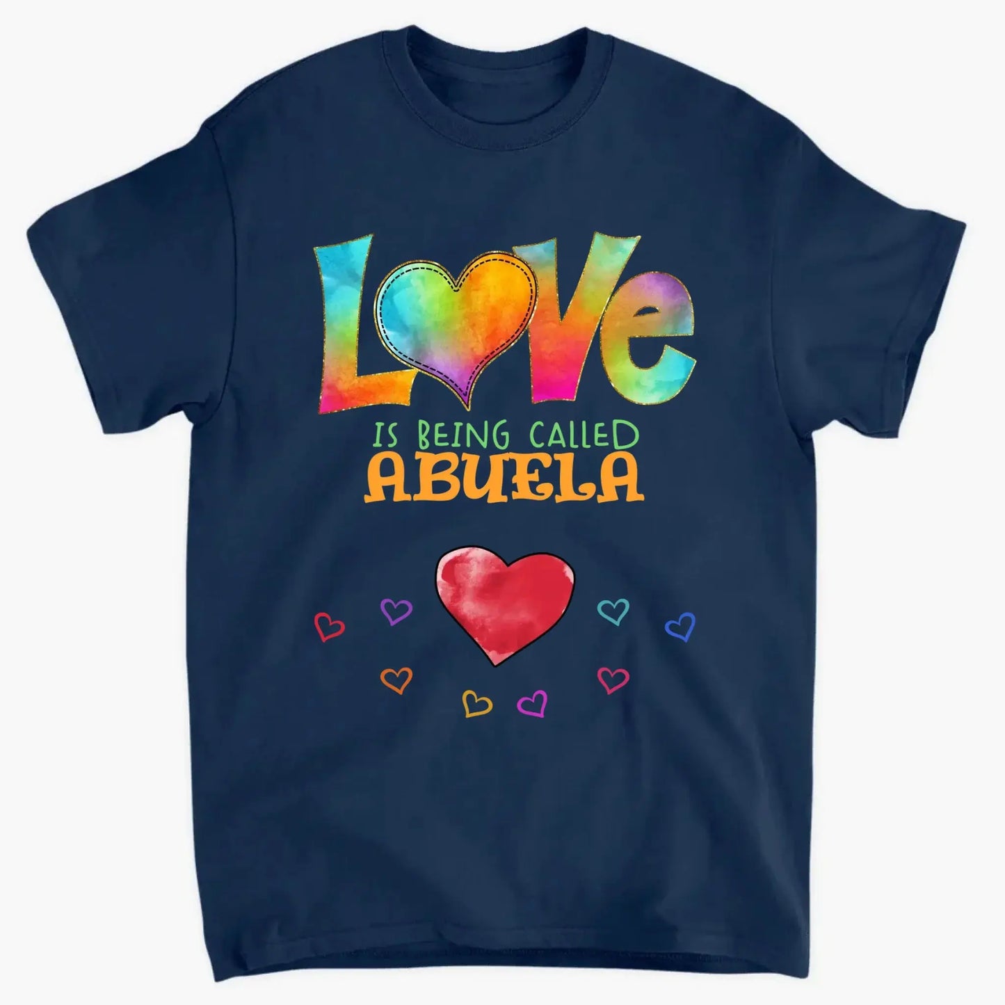 Love Is Being Called Grandma – Personalized Shirt with Colorful Pattern, Custom Gift for Grandmas & Family Ezcustomize