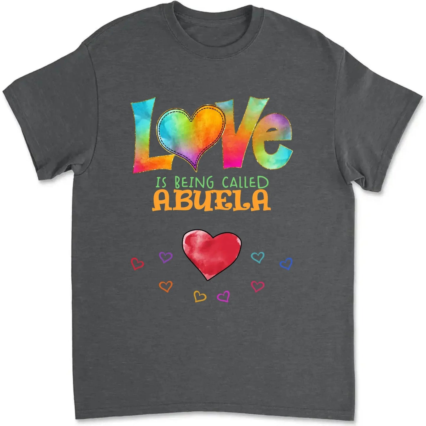 Love Is Being Called Grandma – Personalized Shirt with Colorful Pattern, Custom Gift for Grandmas & Family Ezcustomize