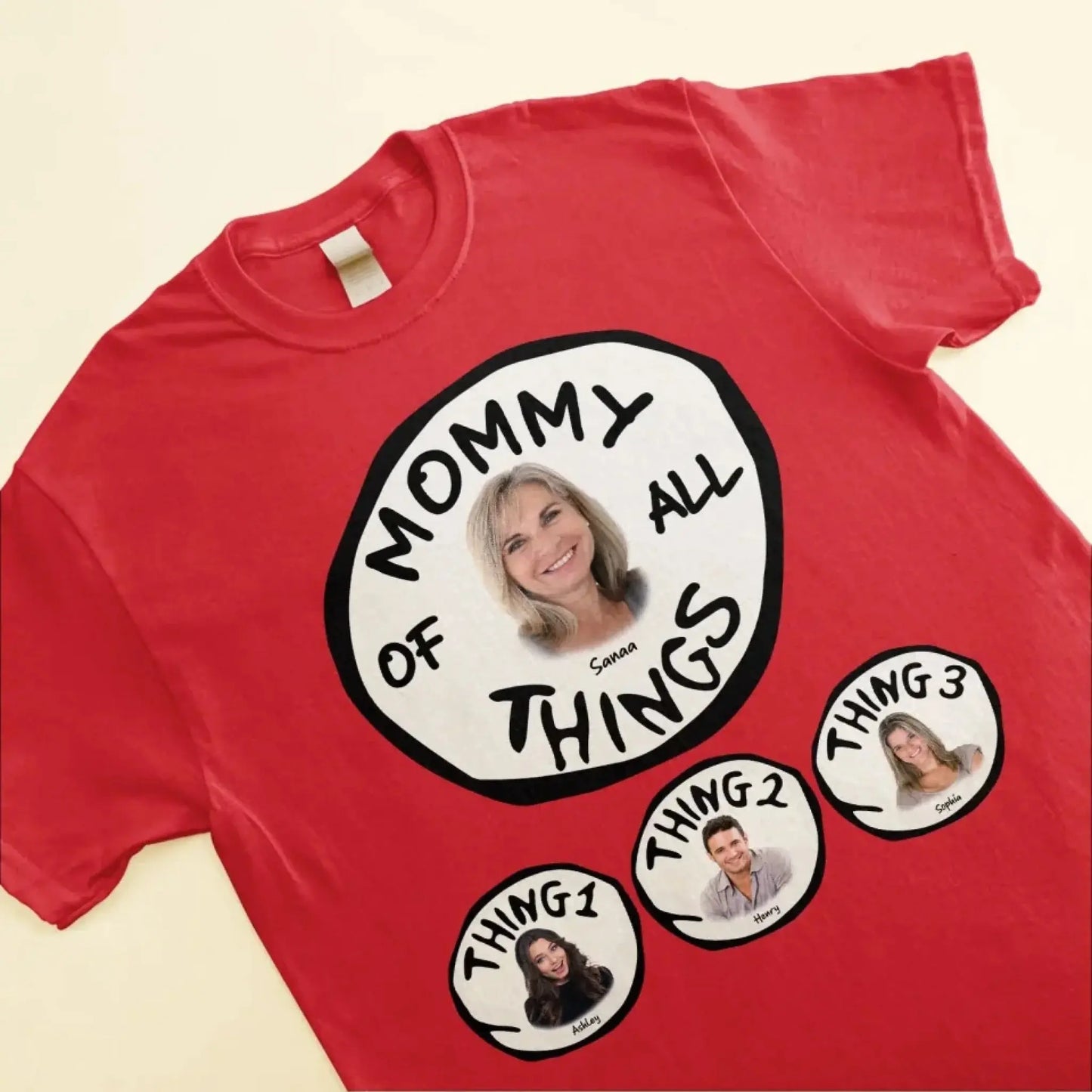 Mom of All Things – Personalized Photo Shirt, Custom Gift for Mom with Your Favorite Picture Ezcustomize