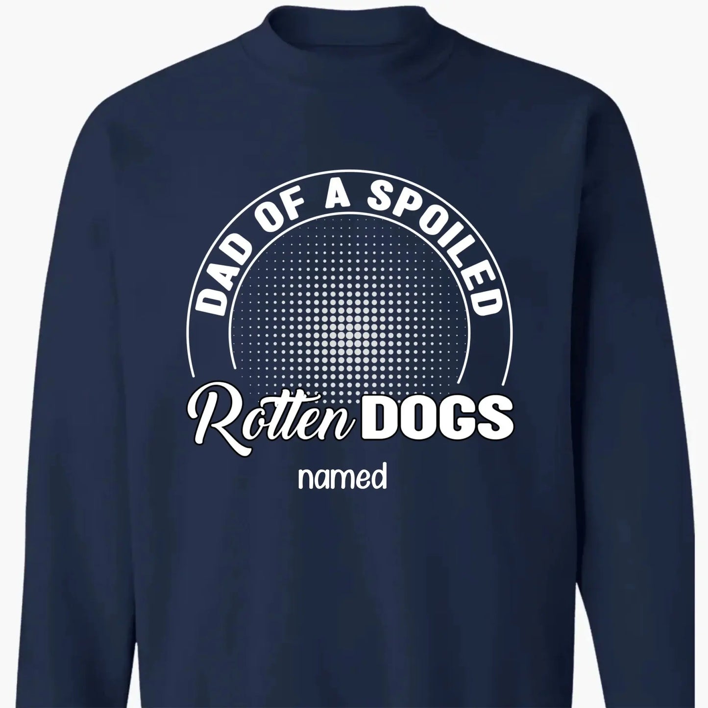Mom of a Spoiled Rotten Dog – Personalized T-Shirt, Custom Dog Lover Gift with Pet’s Name Ezcustomize