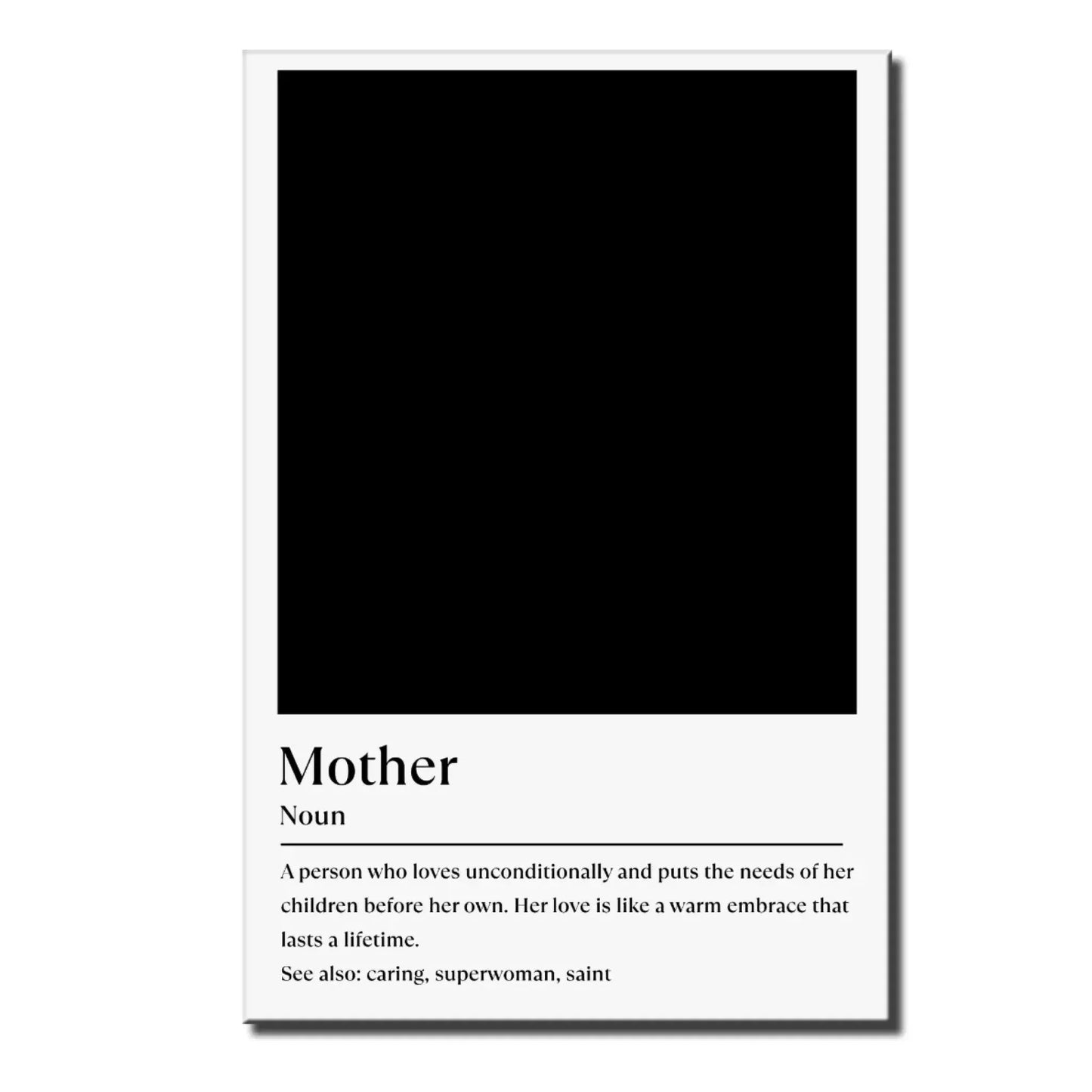 Mother’s Warm Embrace Portrait of Mother and Child – Personalized Poster Wall Art Print – Heartfelt Mother’s Day, Birthday & Keepsake Gift for Moms Ezcustomize