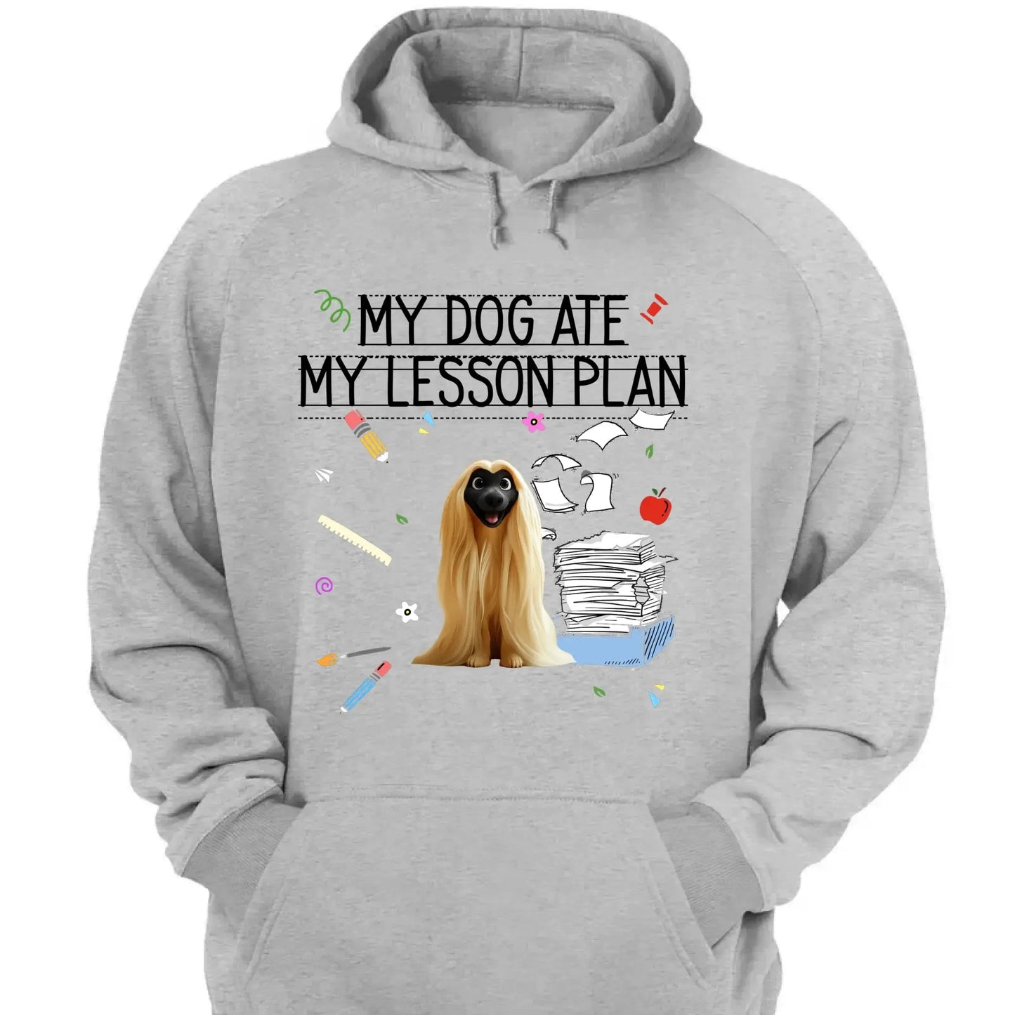 My Dog Ate My Lesson Plan Teacher Design – Personalized Shirt – Funny Custom Gift for Dog-Loving Teachers & Educators Ezcustomize