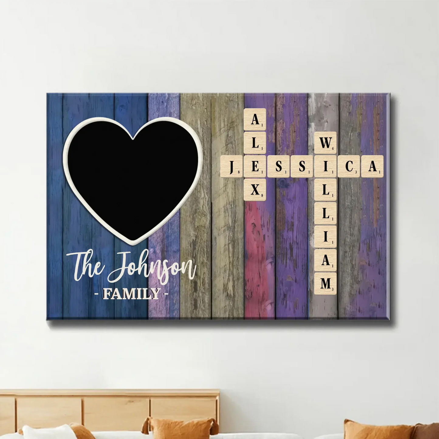 My Favorite People, My Forever Home – Custom Family Photo Horizontal Poster – Personalized Christmas Gift & Keepsake for Family Members Ezcustomize