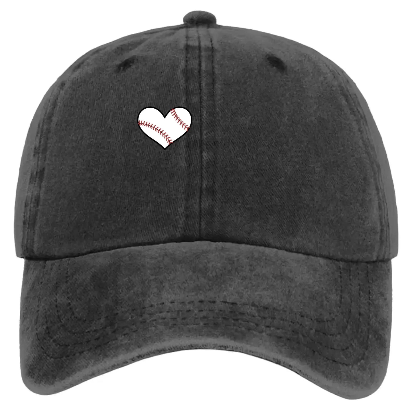 My Favorite Player Calls Me Grandma Hat – Personalized Baseball Vintage Washed Denim Cap for Grandma, Mom, Nana Ezcustomize