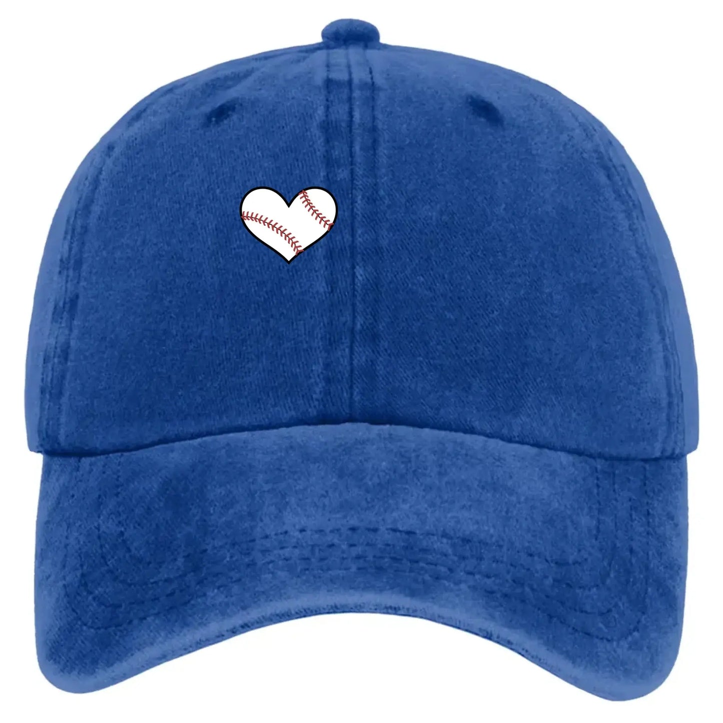 My Favorite Player Calls Me Grandma Hat – Personalized Baseball Vintage Washed Denim Cap for Grandma, Mom, Nana Ezcustomize